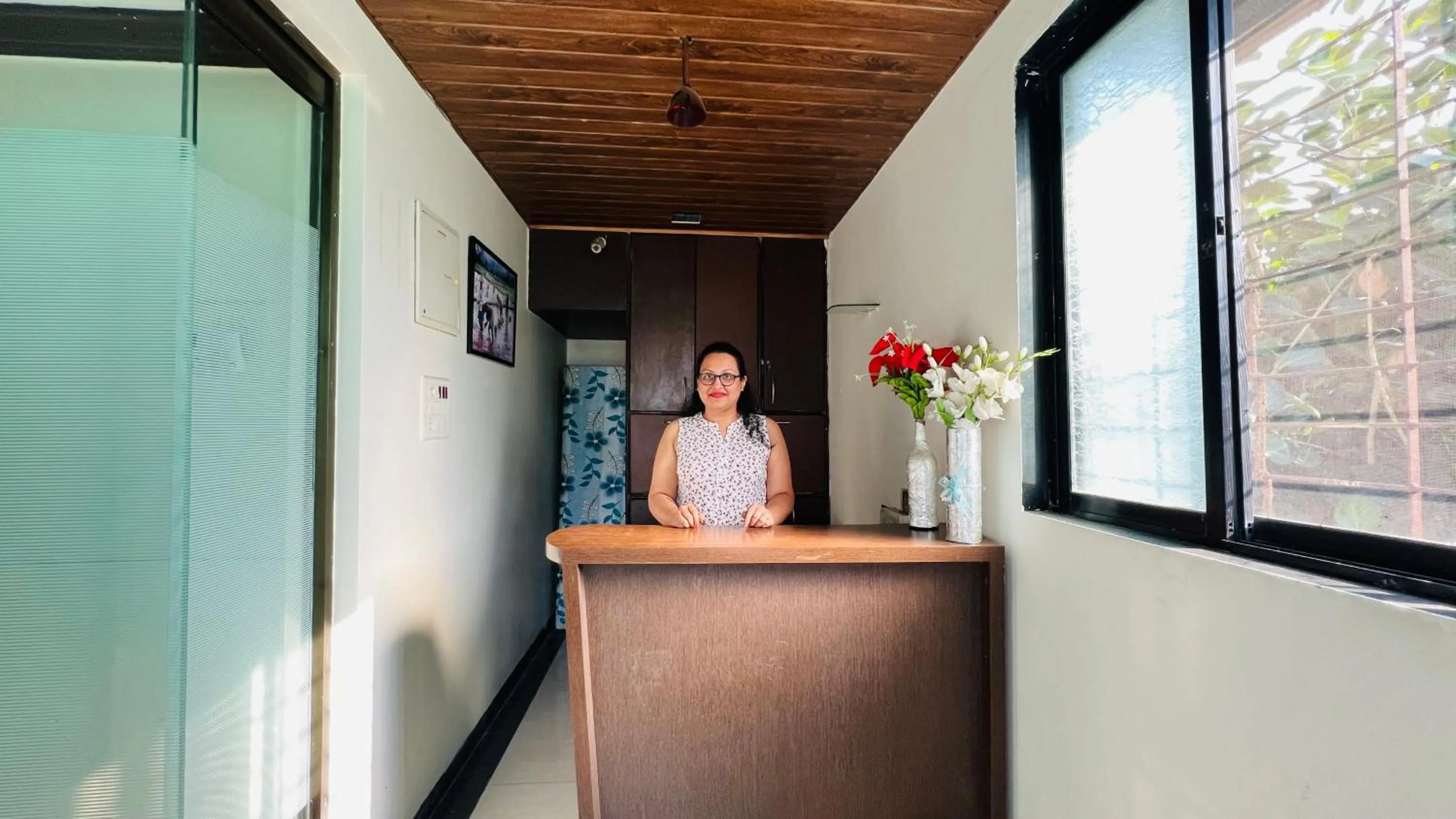 Facade/entrance in FARM HOUSE RESIDENCY