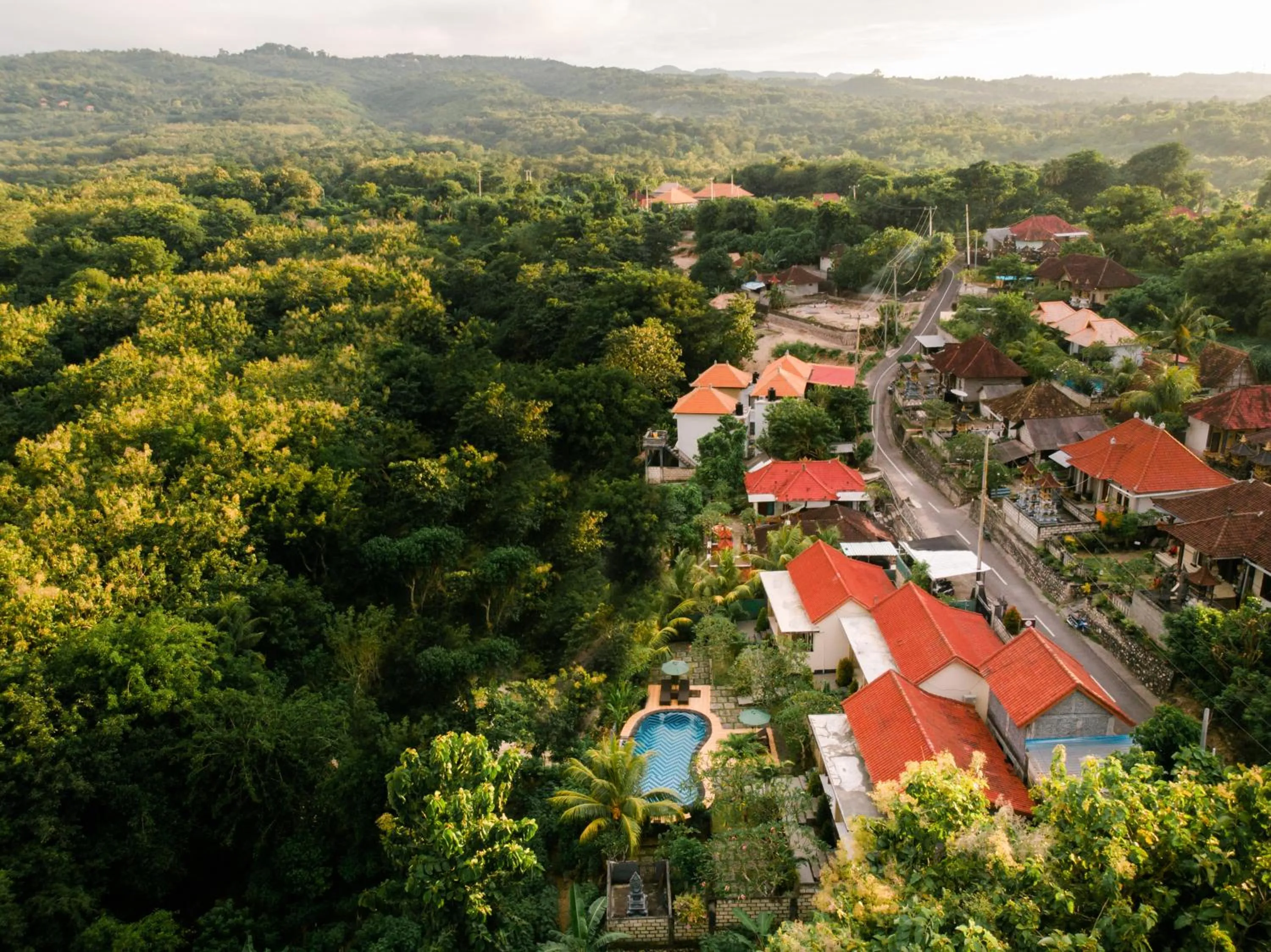 Bird's eye view in Arunika Cottage