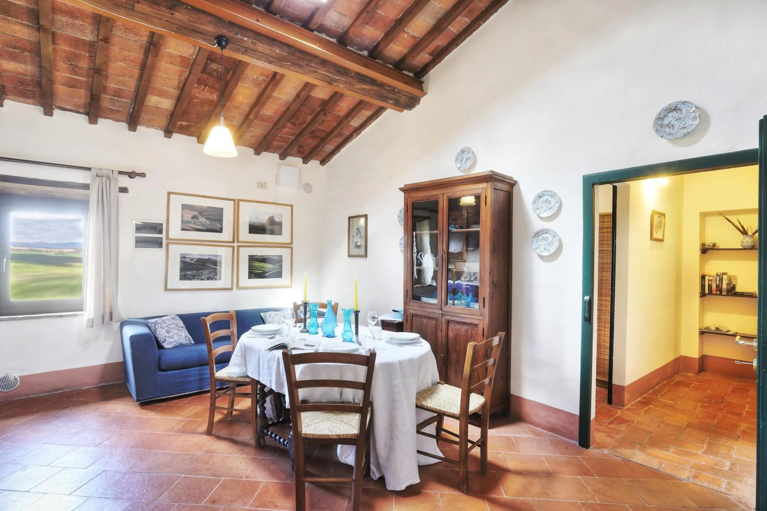 Living room in Appartamenti Villa e Fattoria di Radi Tuscany