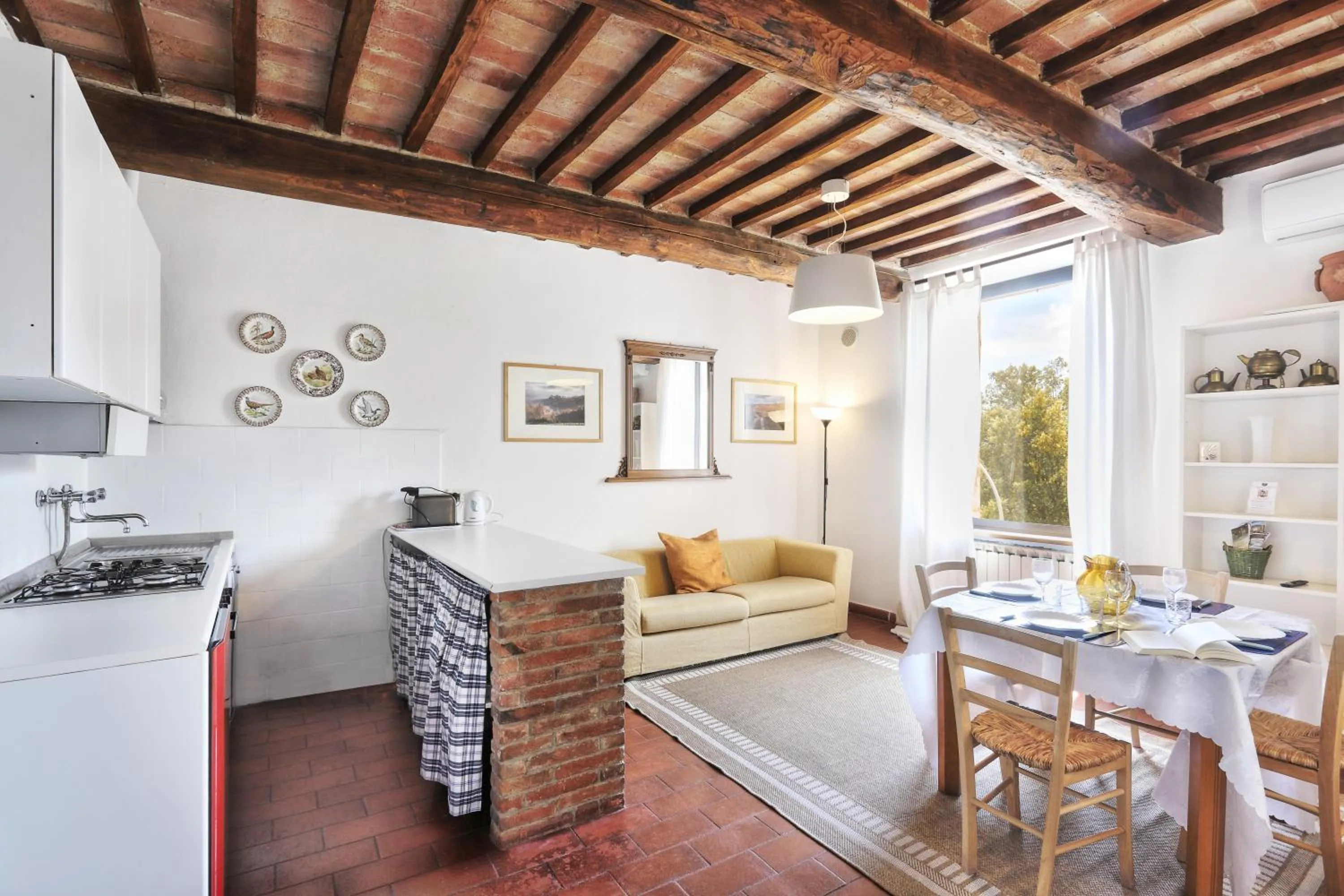 Living room in Appartamenti Villa e Fattoria di Radi Tuscany