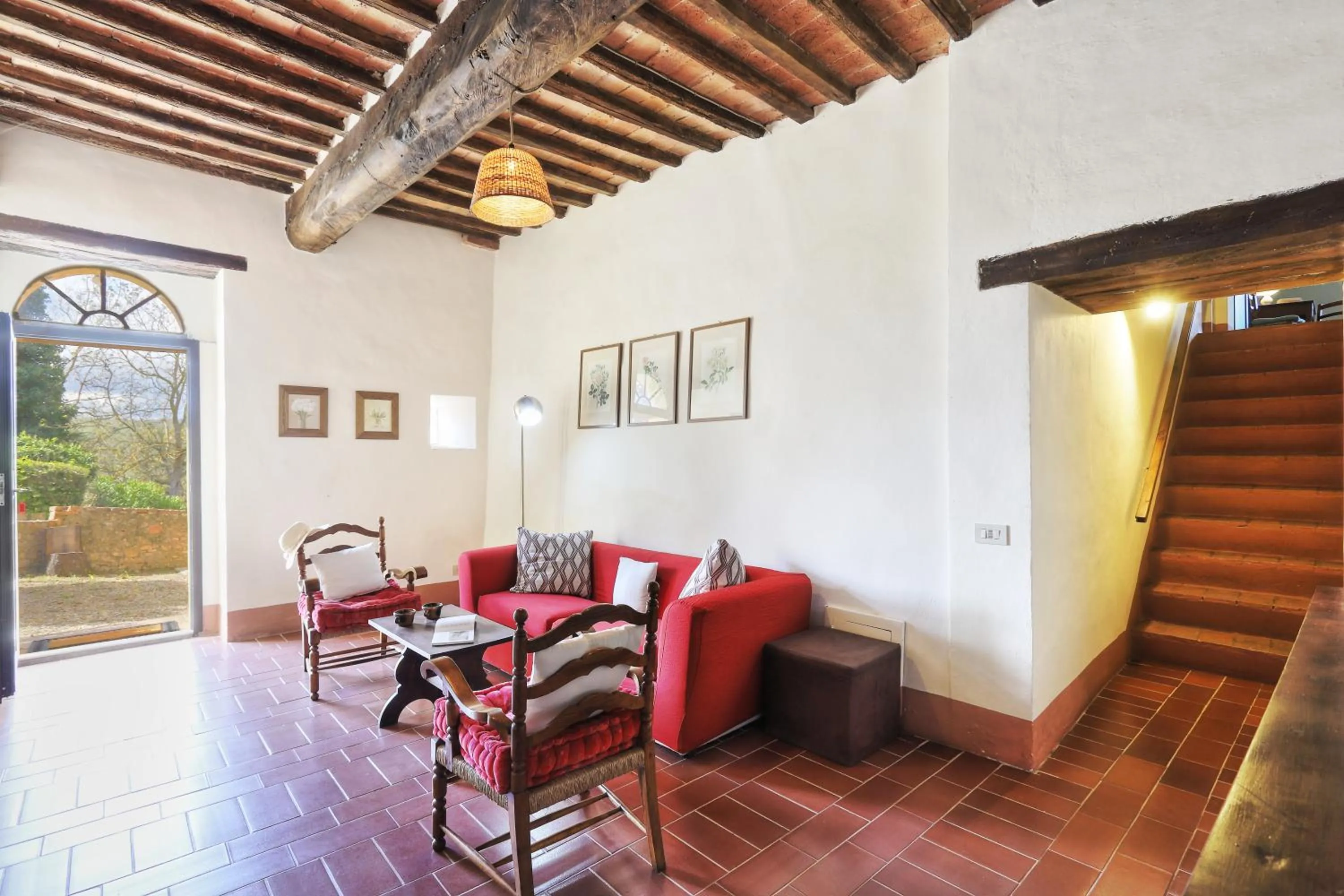 Living room in Appartamenti Villa e Fattoria di Radi Tuscany