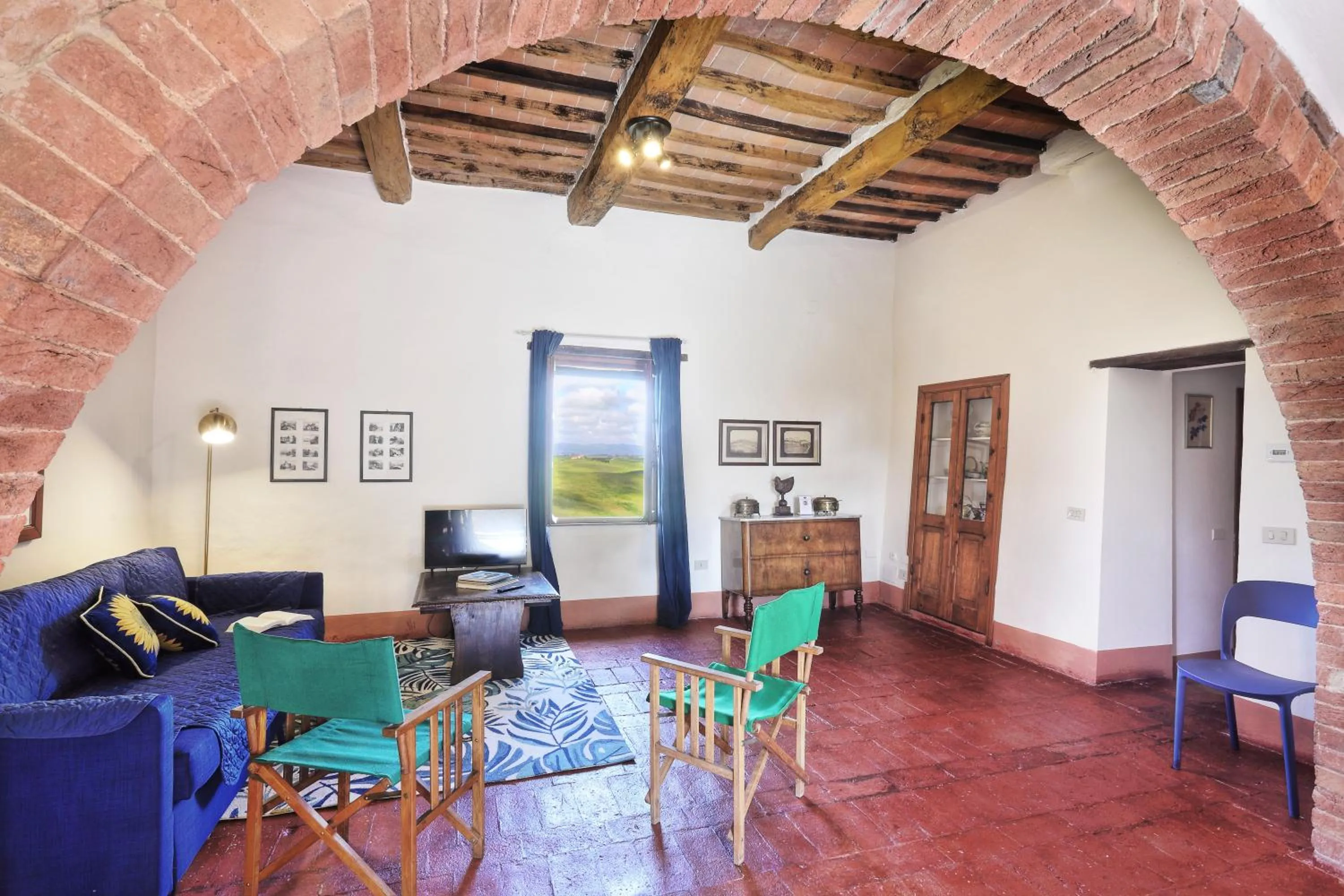 Living room in Appartamenti Villa e Fattoria di Radi Tuscany