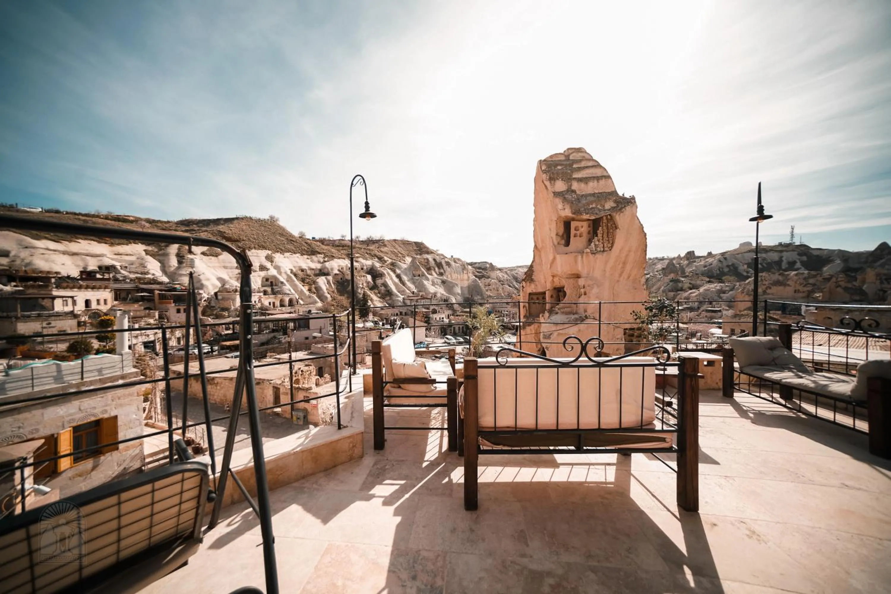 Natural landscape in Zeus Cave Suites