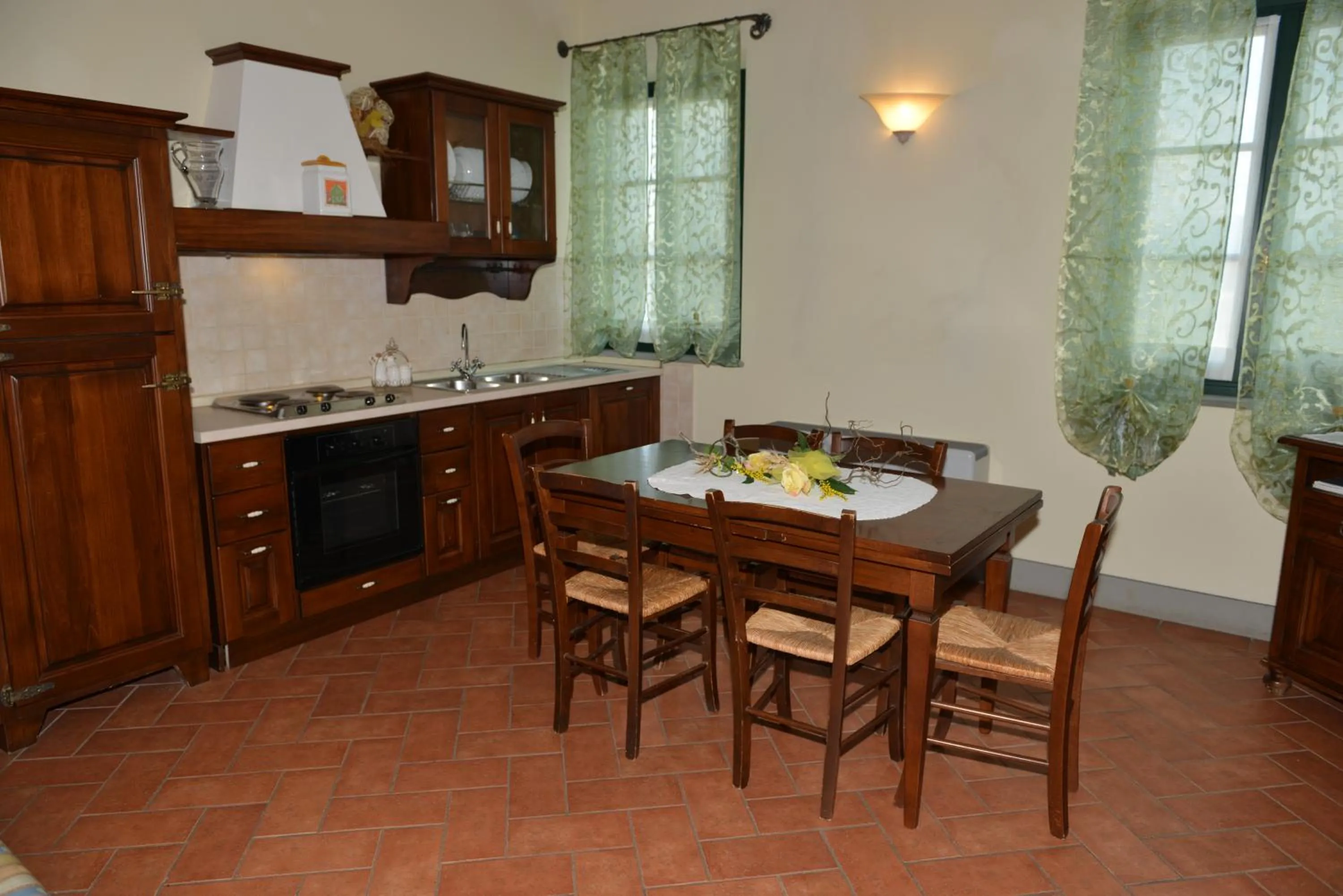 Kitchen or kitchenette in Agriturismo Musignano