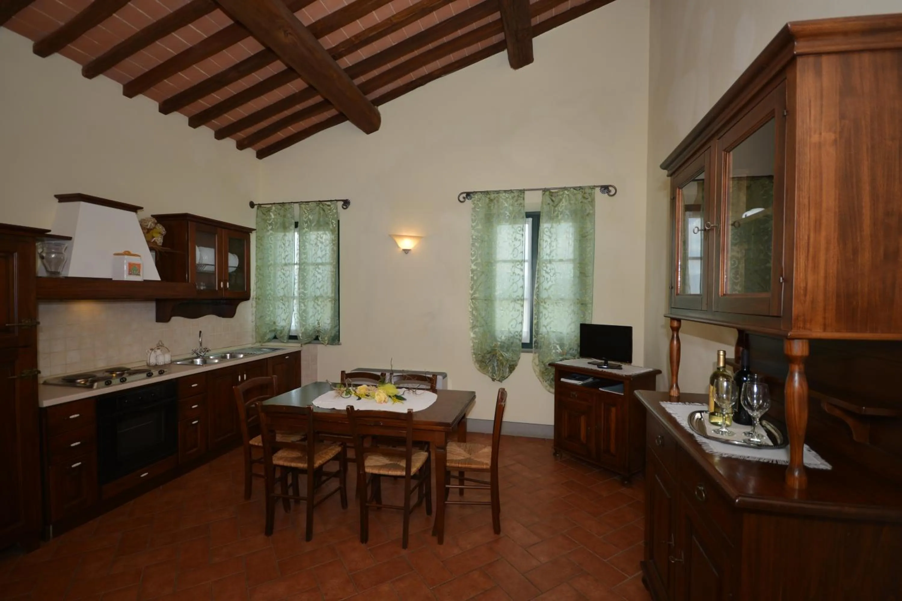 Kitchen or kitchenette in Agriturismo Musignano