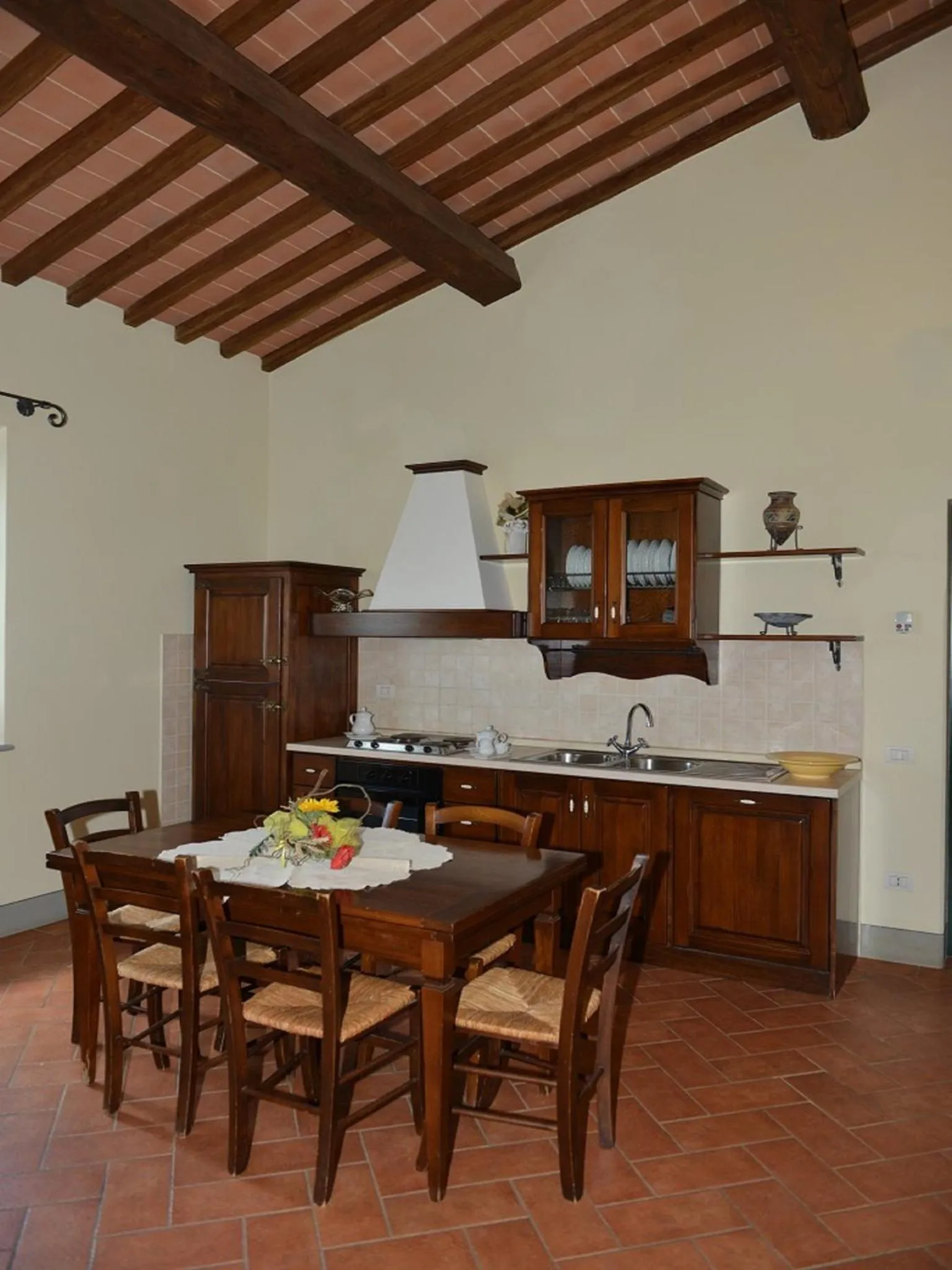 Kitchen or kitchenette in Agriturismo Musignano