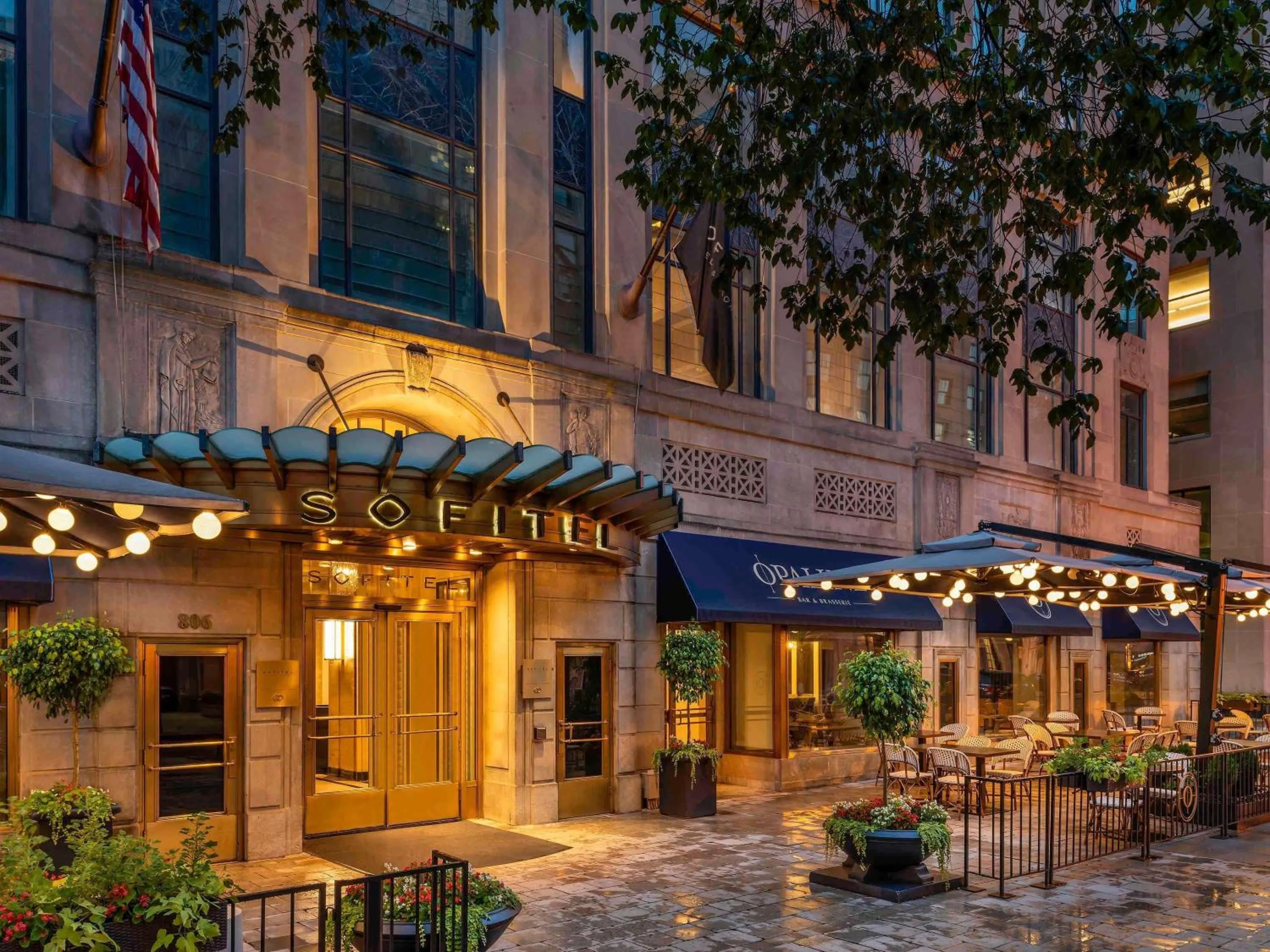 Restaurant/places to eat in Sofitel Lafayette Square Washington DC