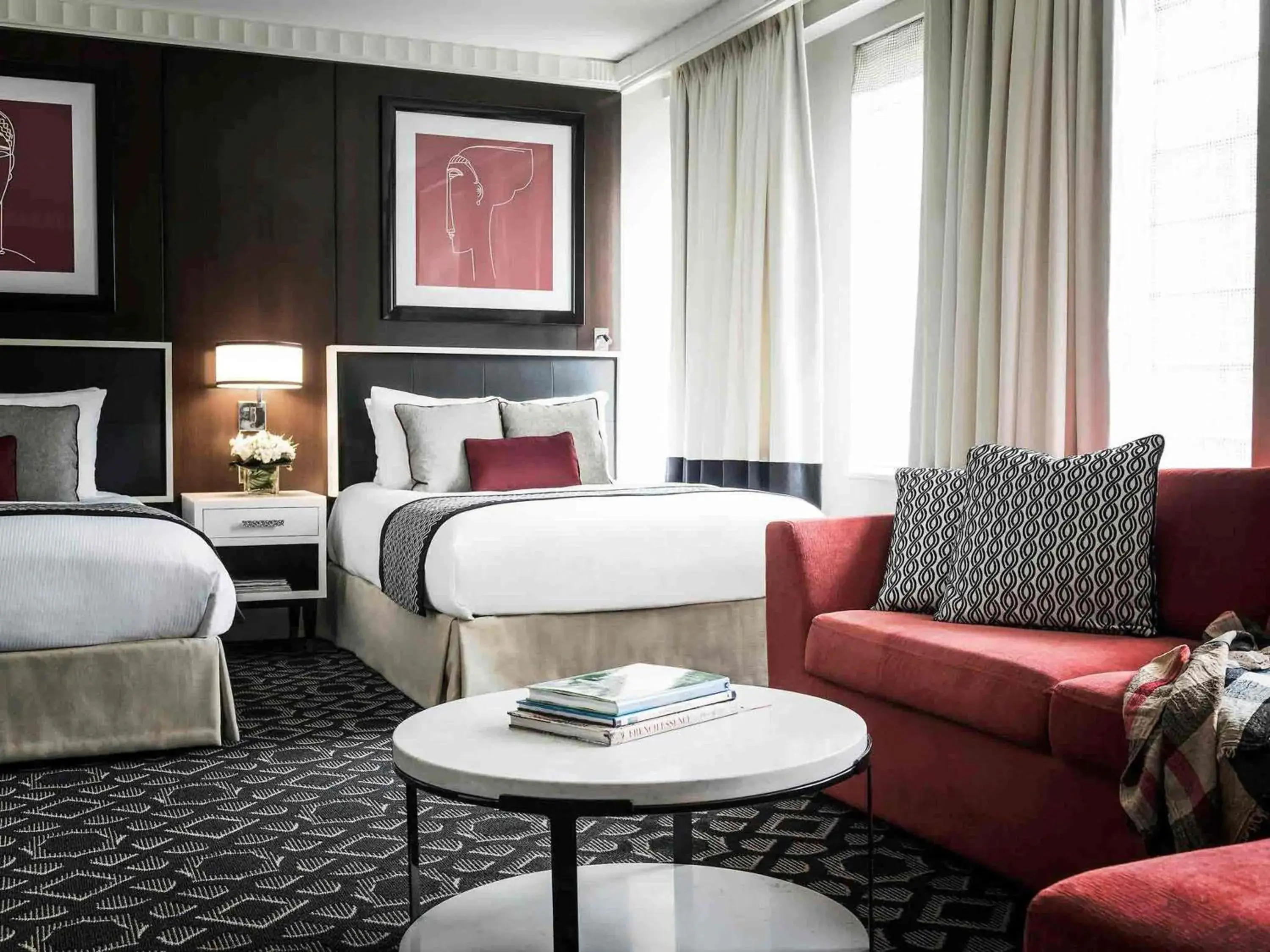 Luxury Double Room with Two Double Beds in Sofitel Lafayette Square Washington DC Luxury Double Room with Two Double Beds in Sofitel Lafayette Square Washington DC