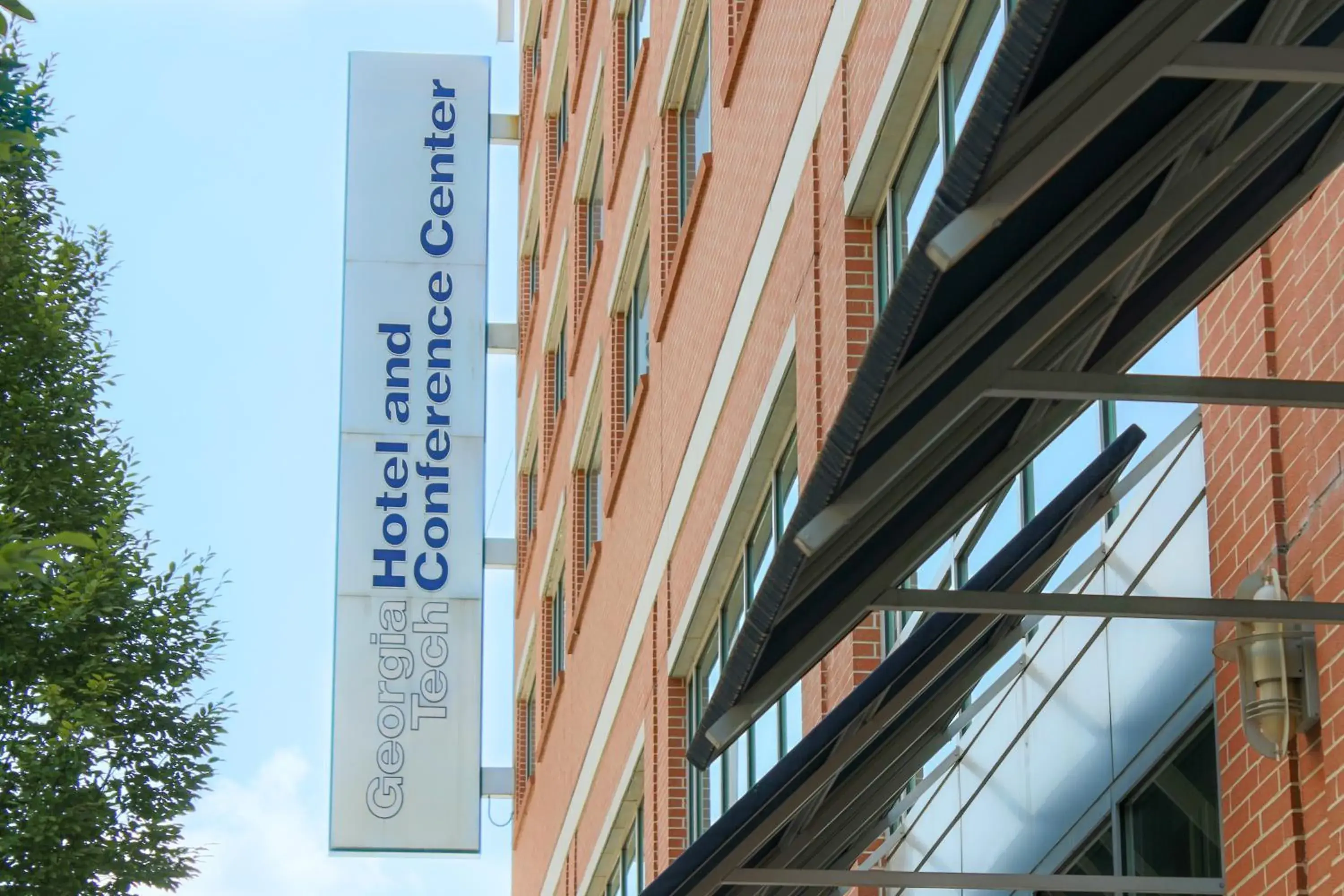 Facade/entrance in Georgia Tech Hotel and Conference Center Facade/entrance in Georgia Tech Hotel and Conference Center