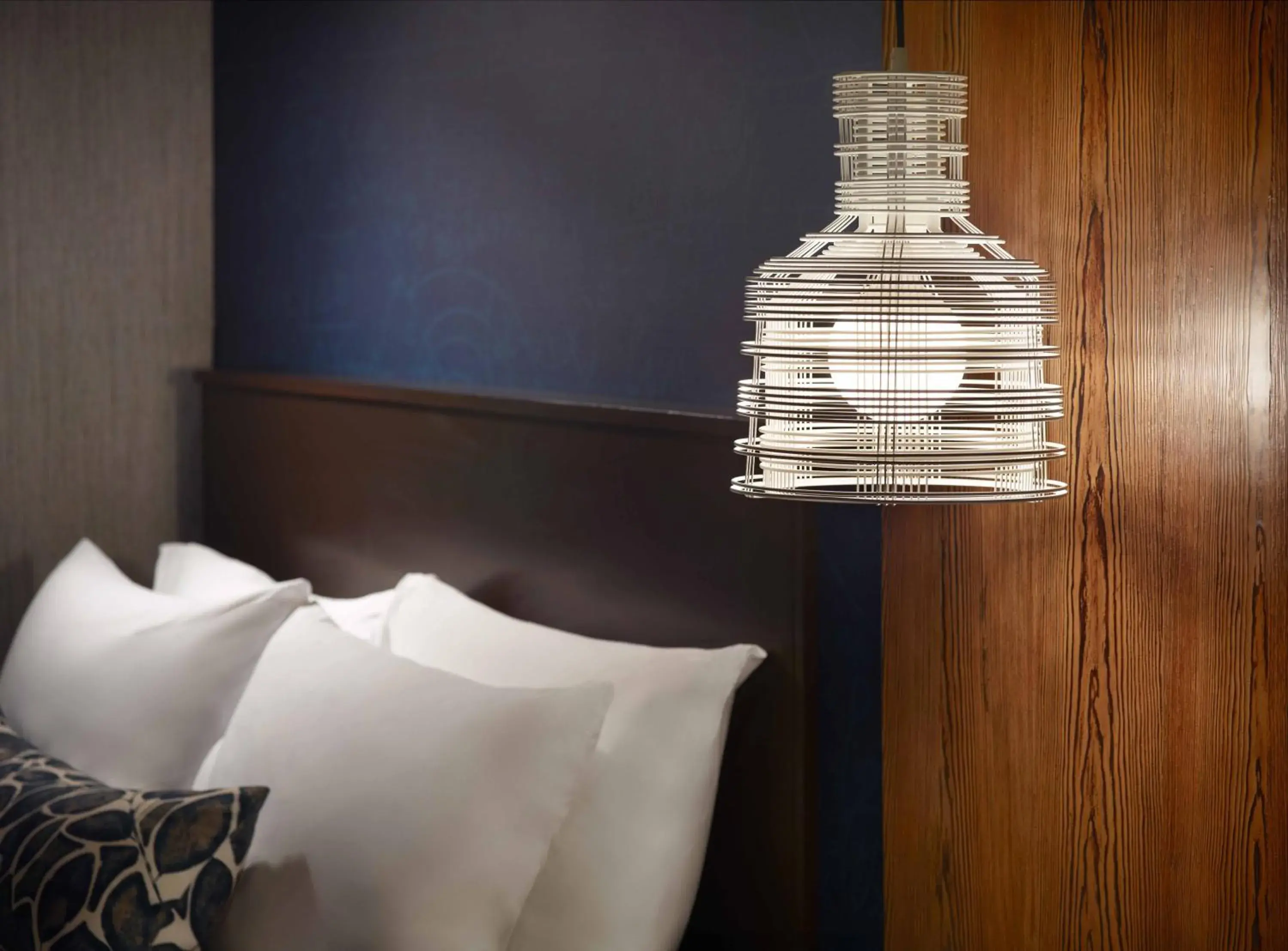 Decorative detail, Bed in Georgia Tech Hotel and Conference Center Decorative detail, Bed in Georgia Tech Hotel and Conference Center