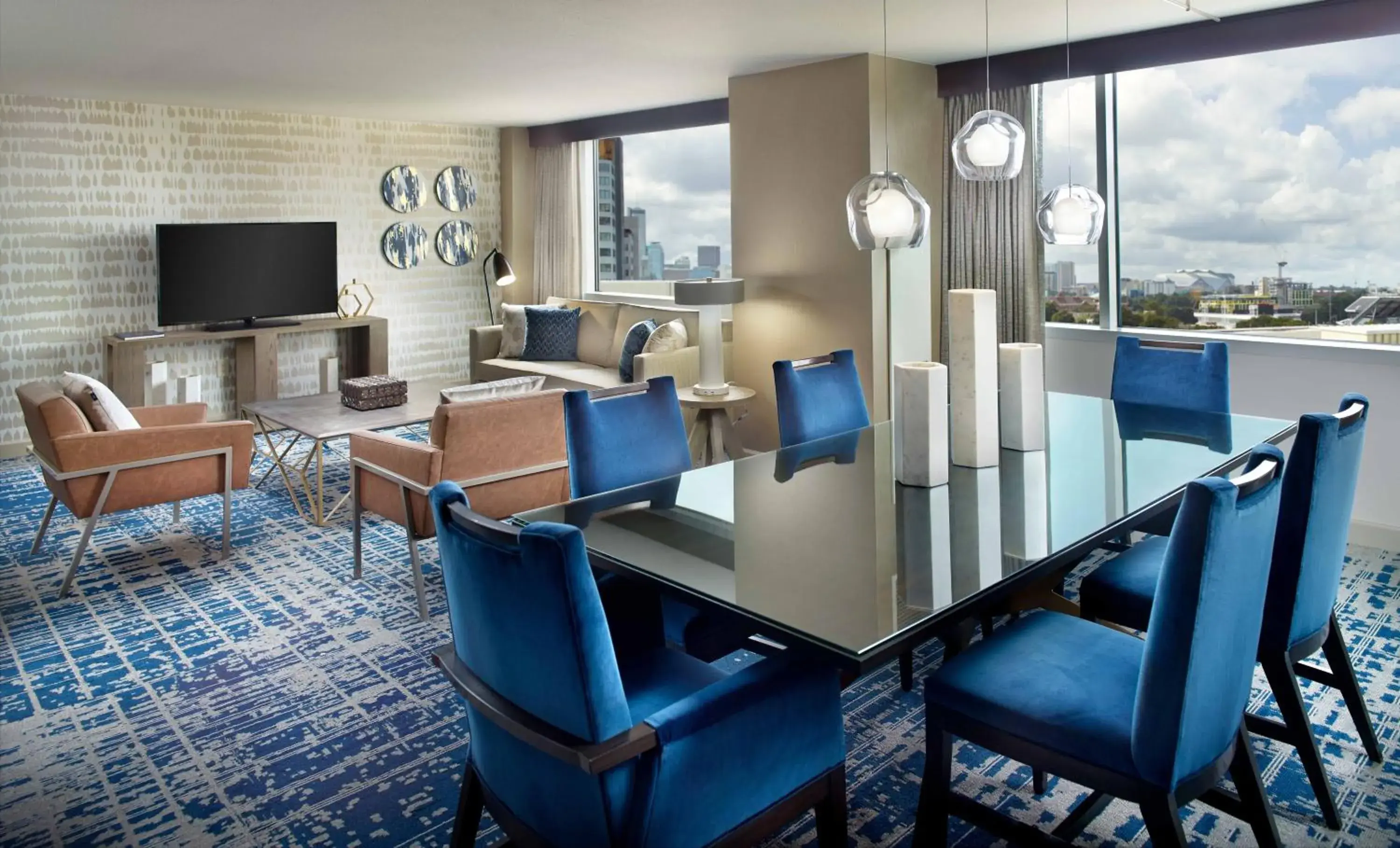 Living room in Georgia Tech Hotel and Conference Center Living room in Georgia Tech Hotel and Conference Center