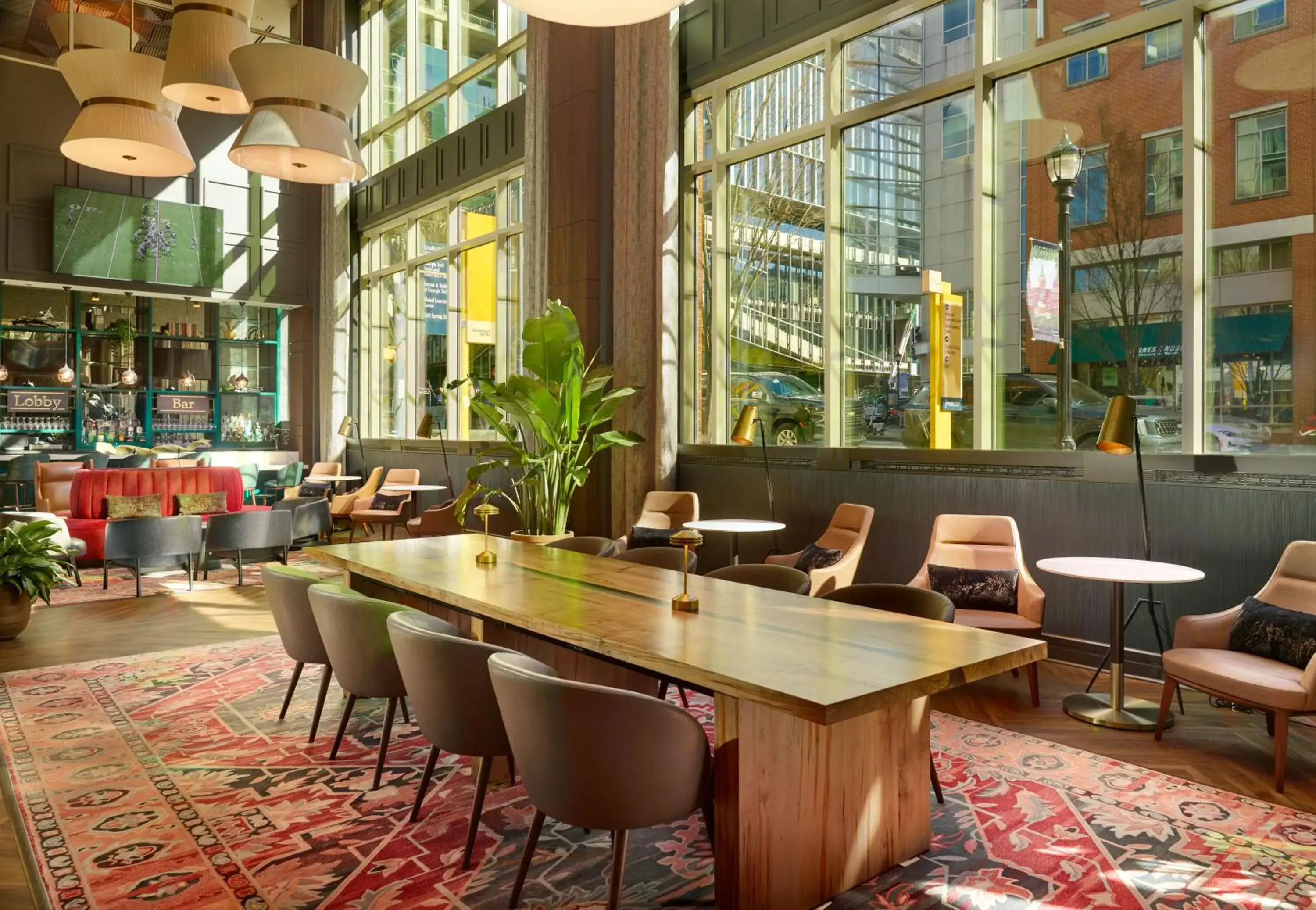 Lounge or bar in Georgia Tech Hotel and Conference Center Lounge or bar in Georgia Tech Hotel and Conference Center