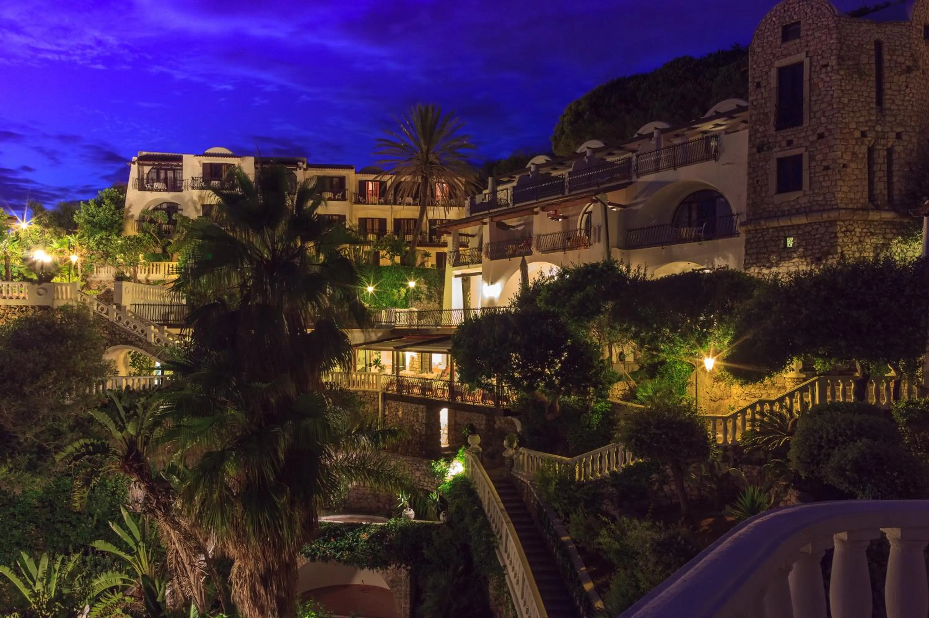 Facade/entrance in Grand Hotel Le Rocce