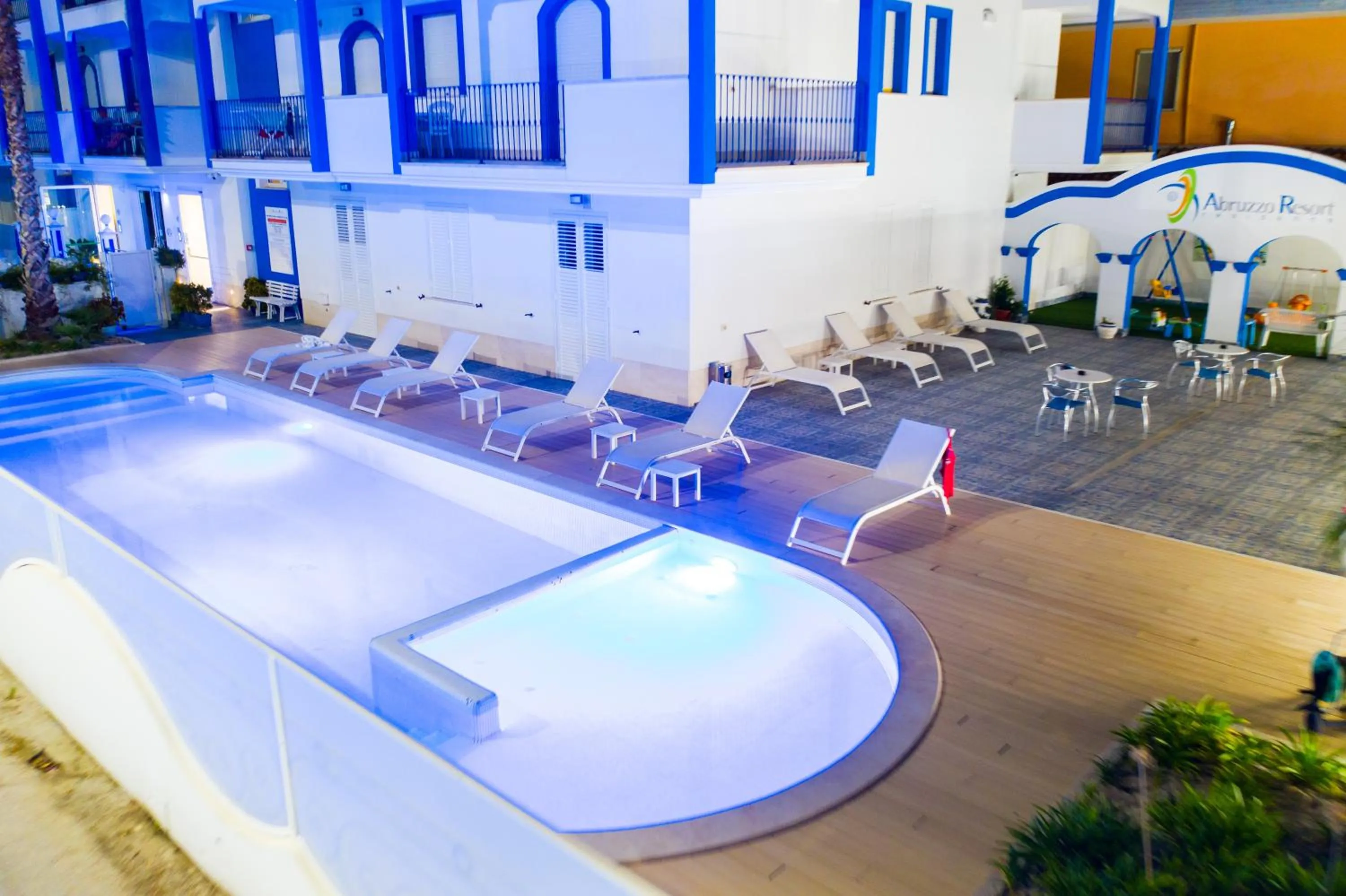 Pool view in Residence Abruzzo Resort