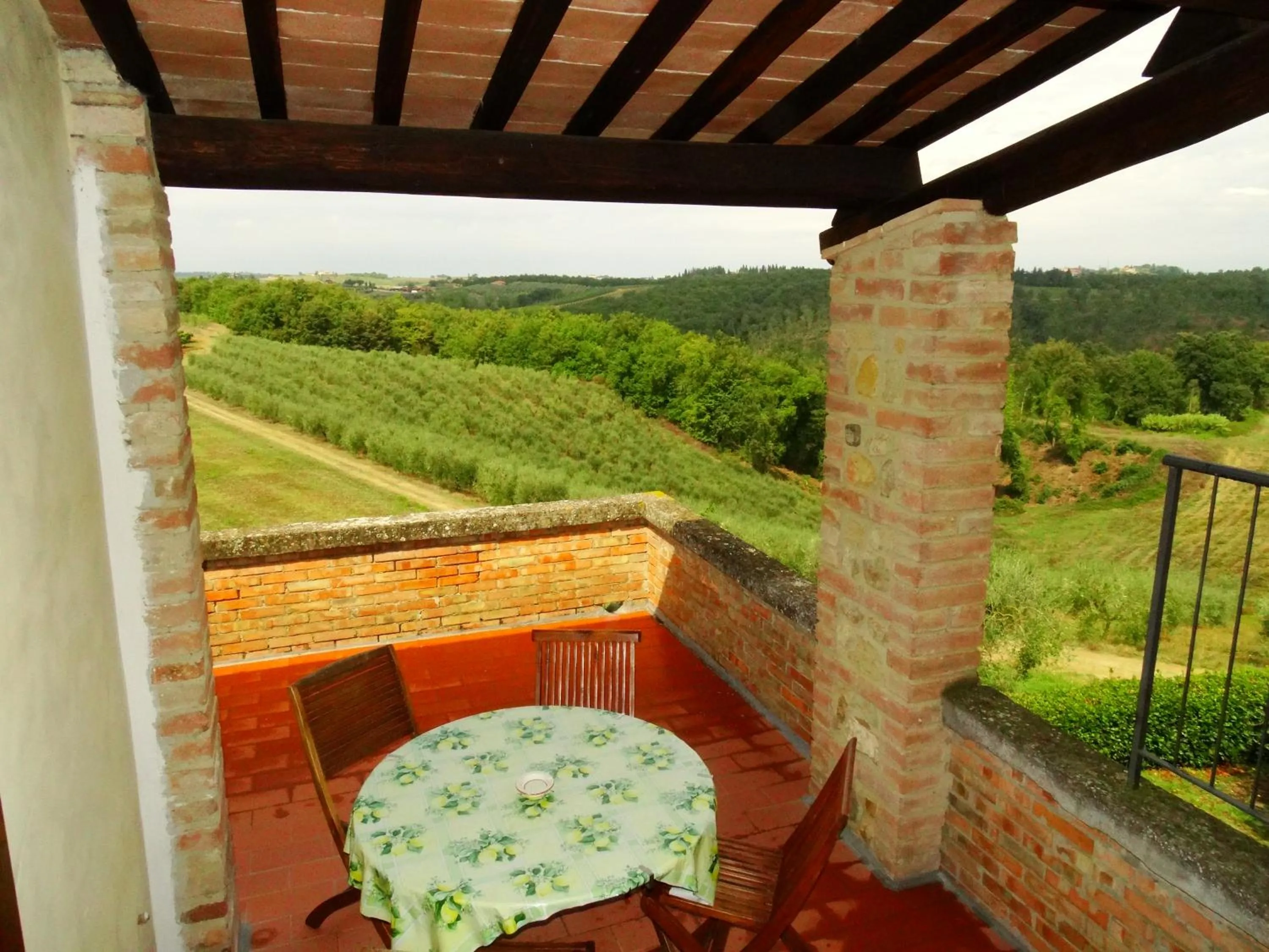 Balcony/Terrace in Agriturismo Montegonfoli