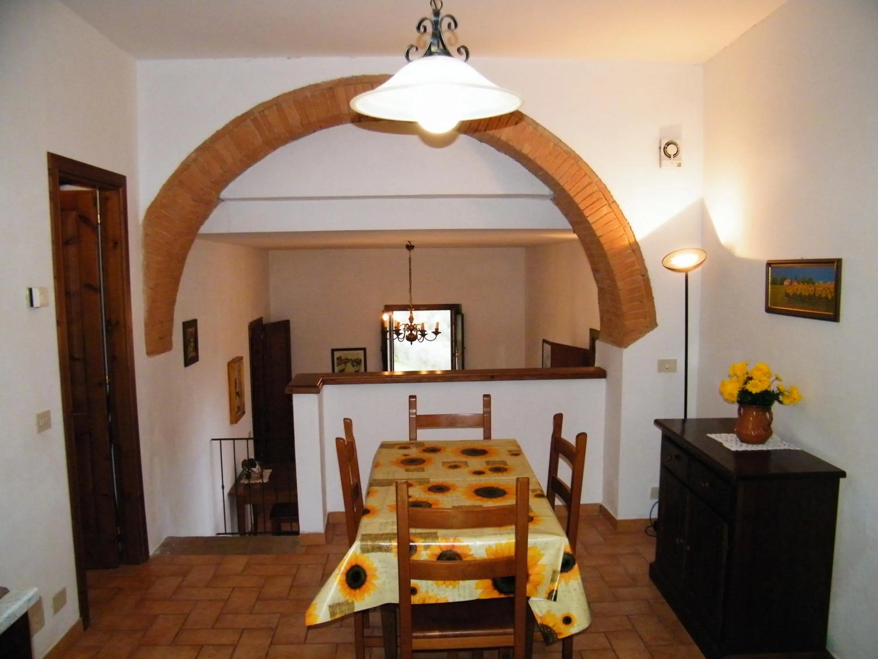 Kitchen or kitchenette in Agriturismo Montegonfoli