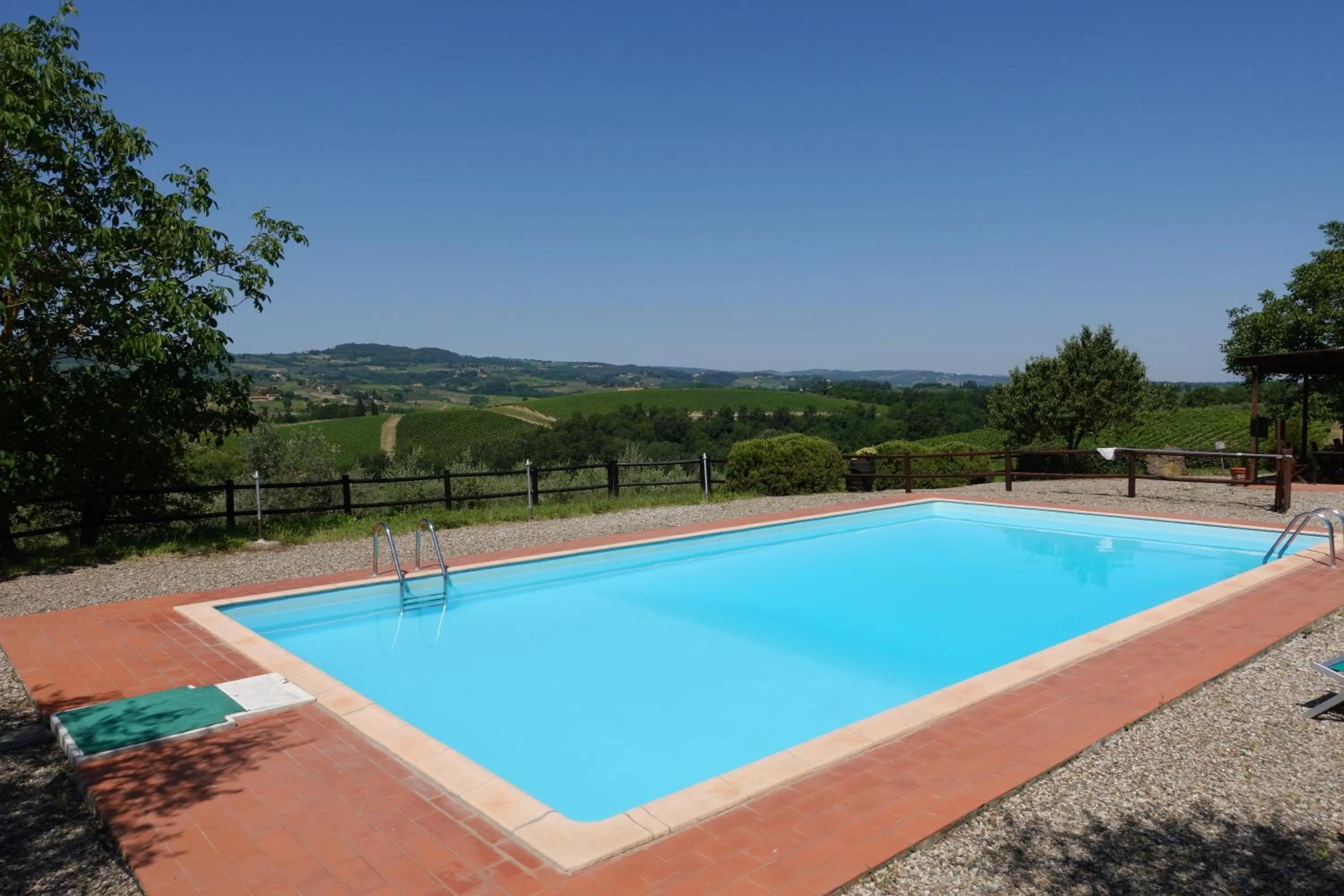 Pool view in Agriturismo Montegonfoli