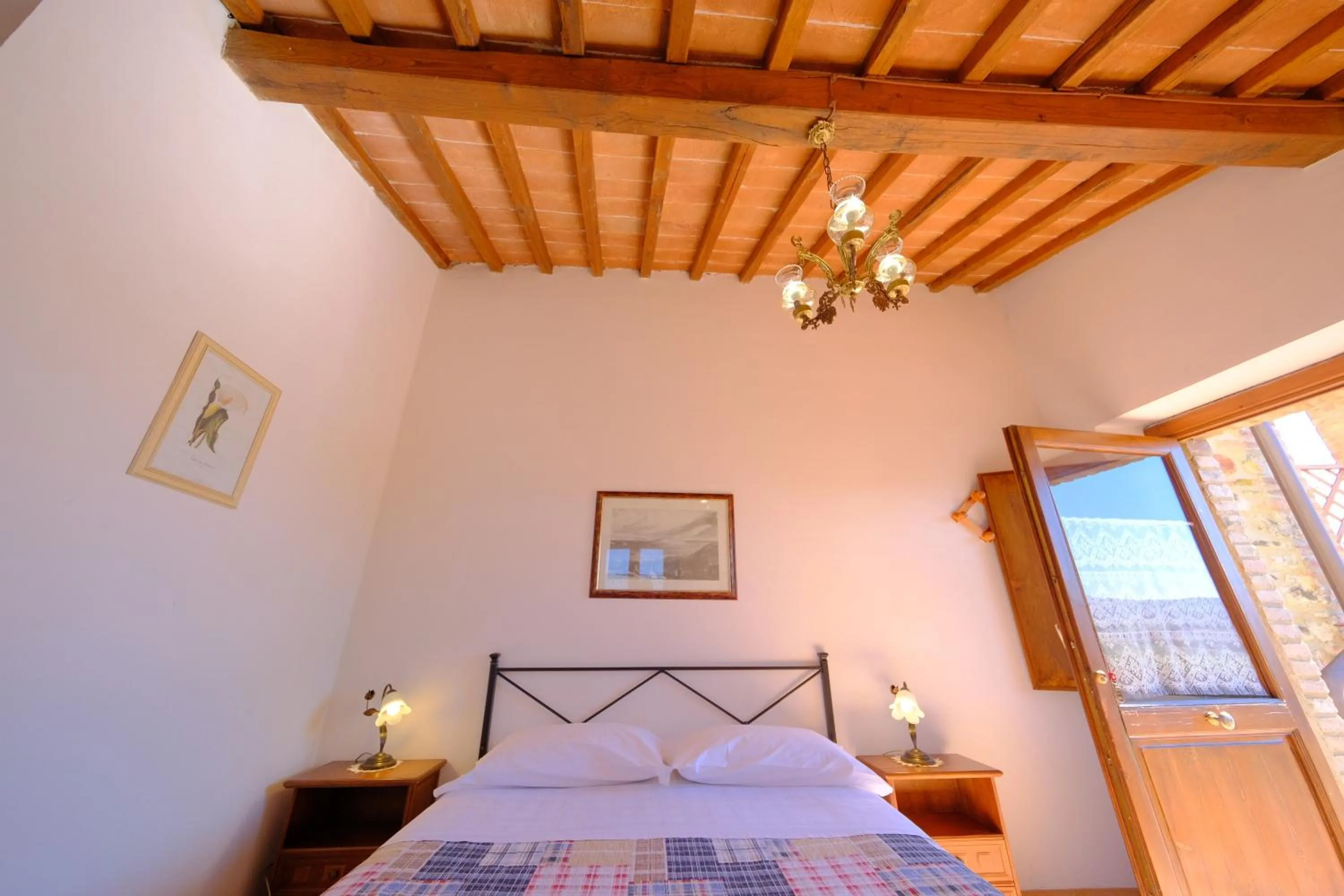 Bedroom, Bed in Agriturismo Montegonfoli
