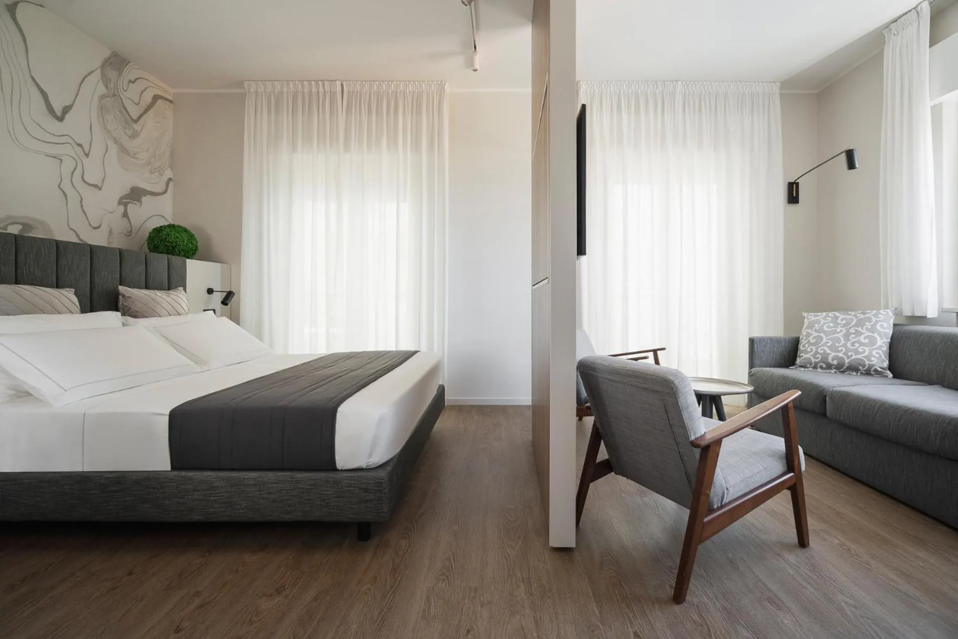 Bedroom, Bed in Hotel Parco