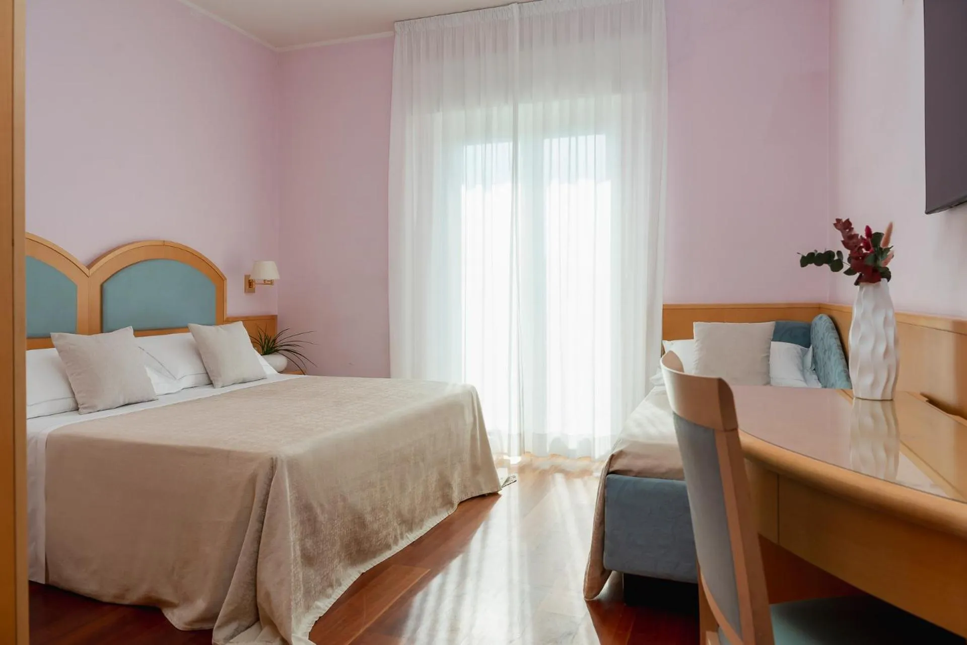 Bedroom, Bed in Hotel Parco