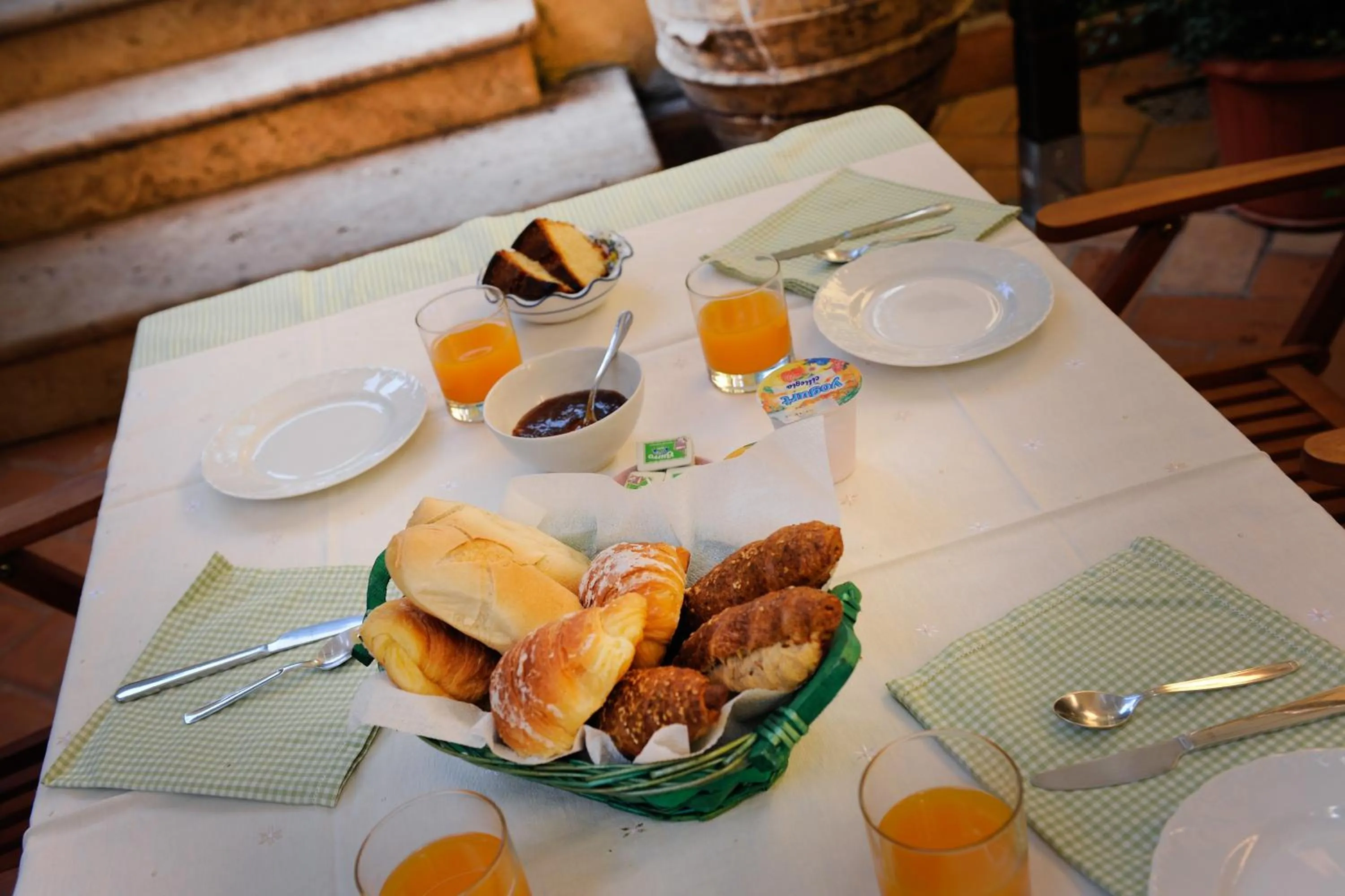 Food close-up in Palazzo Maggiore