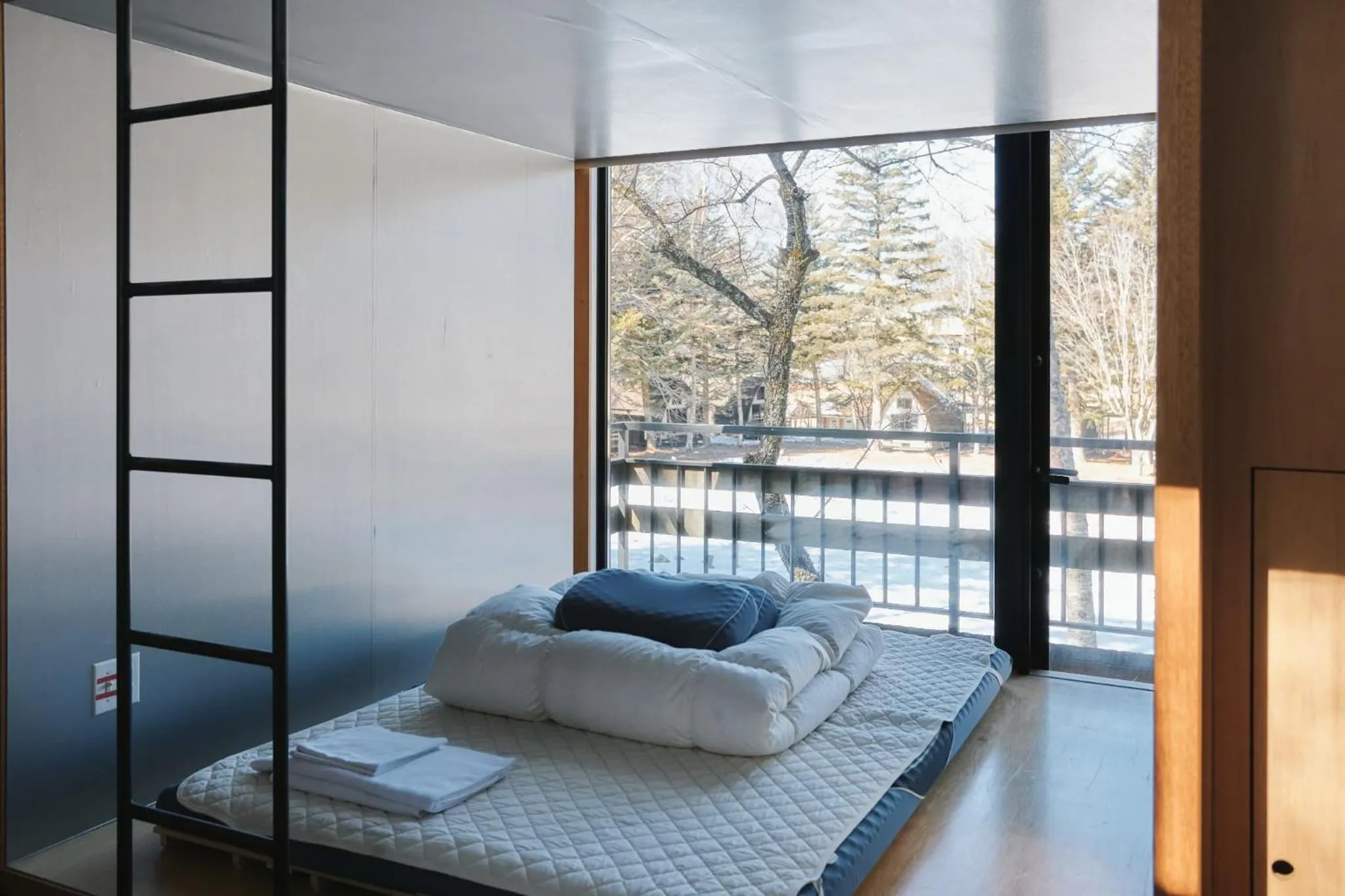 View (from property/room), Bed in Tiny Garden Tateshina