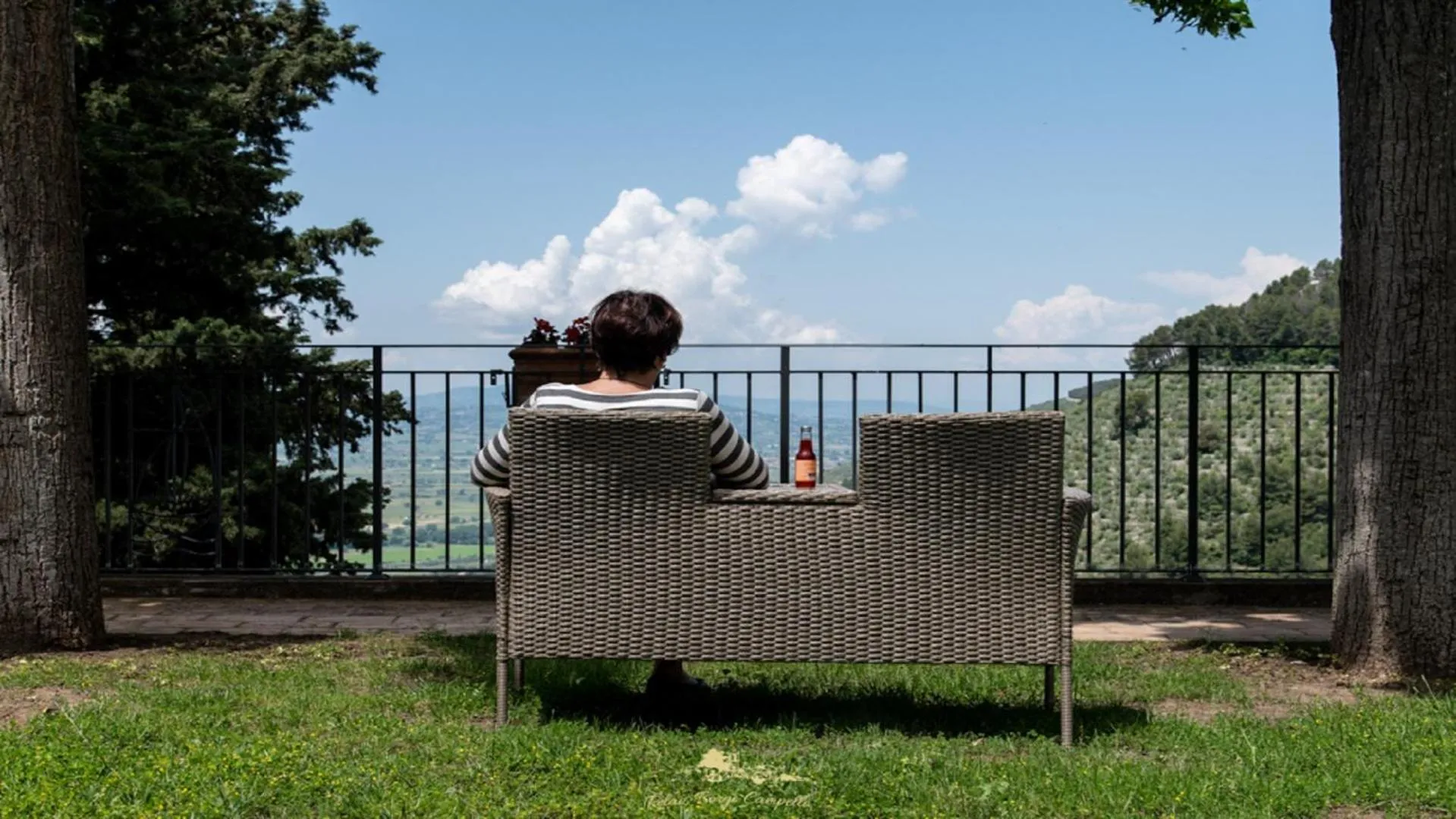 Garden view in Relais Borgo Campello