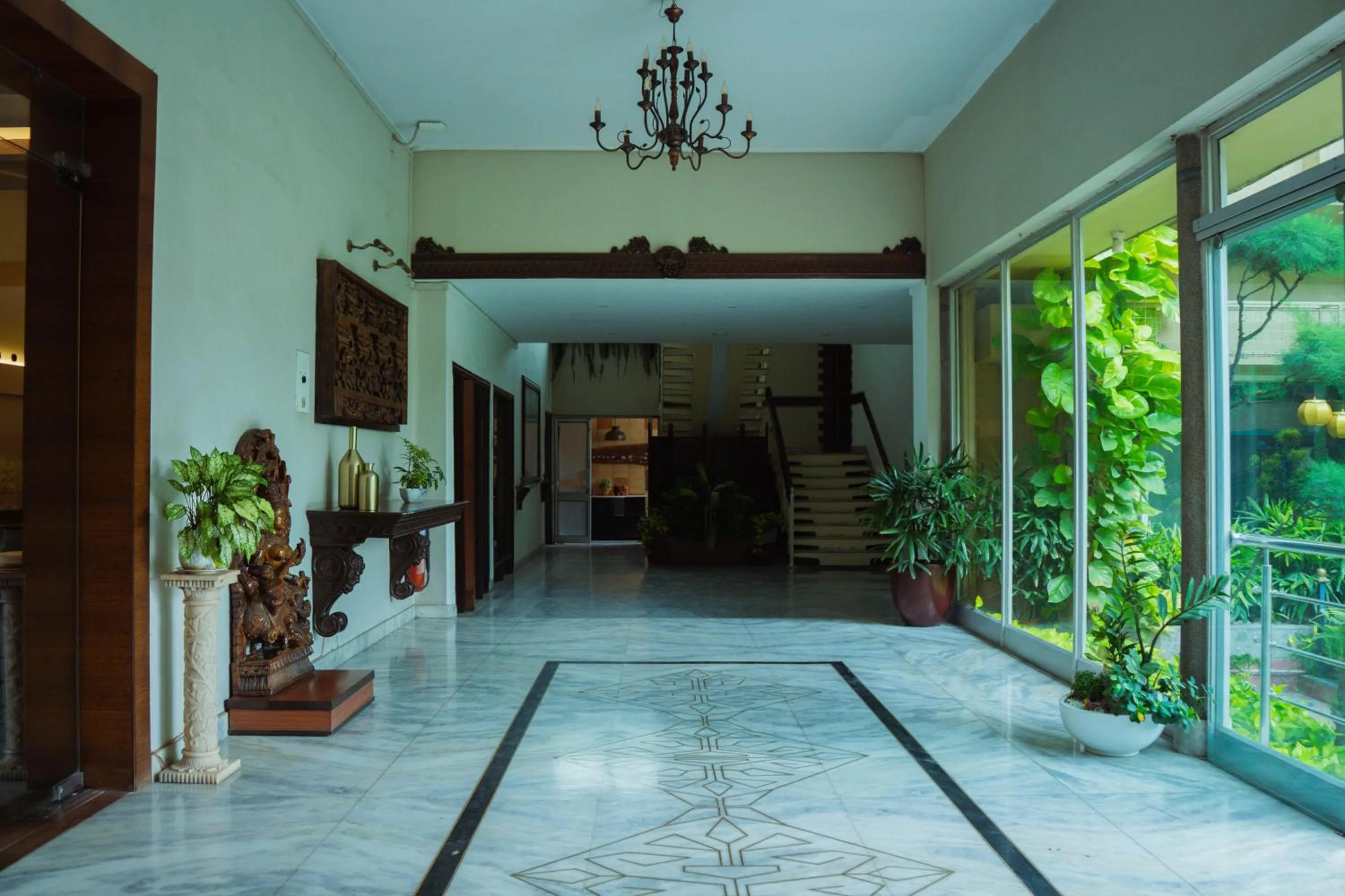 Lobby or reception in Hotel Yatrik