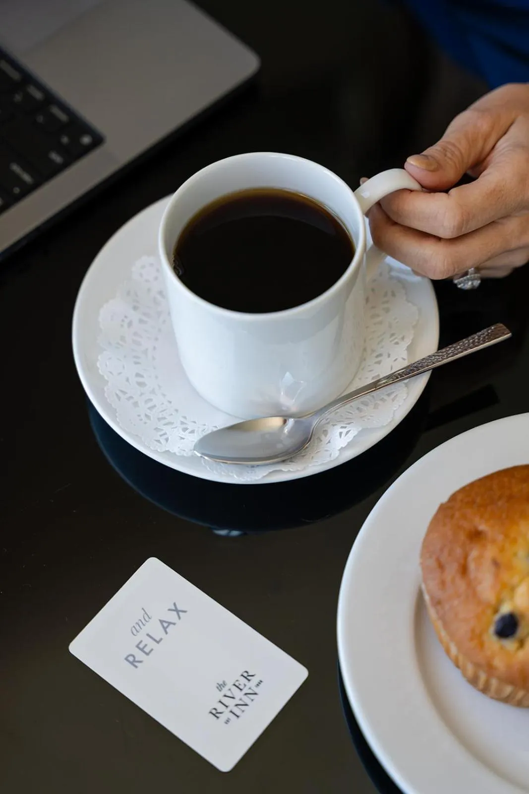 Decorative detail in The River Inn