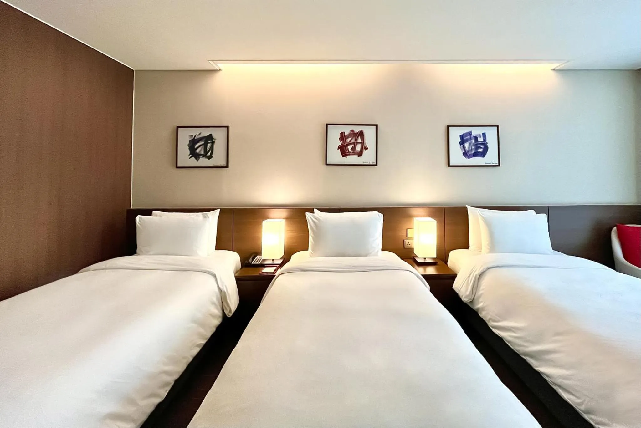 Bed in Ramada Encore by Wyndham Busan Station