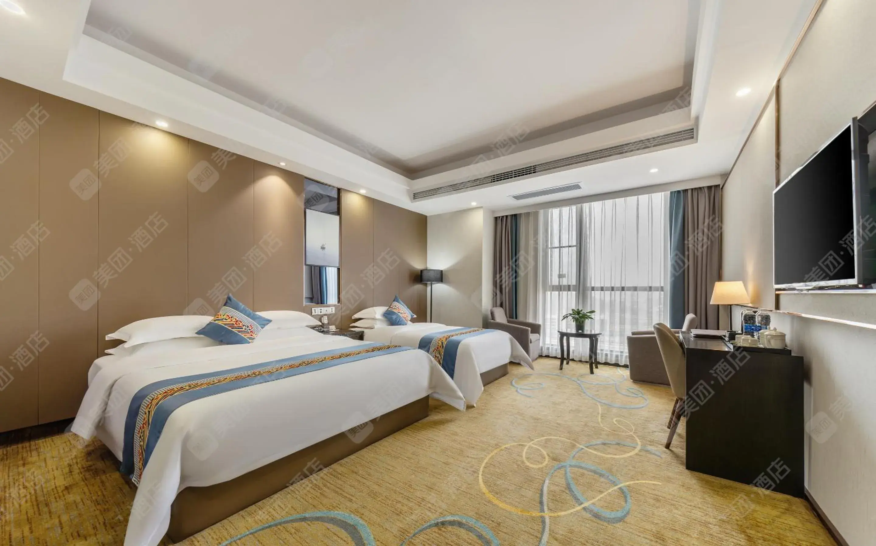 Bed in Ramada by Wyndham Zhangjiajie Bed in Ramada by Wyndham Zhangjiajie