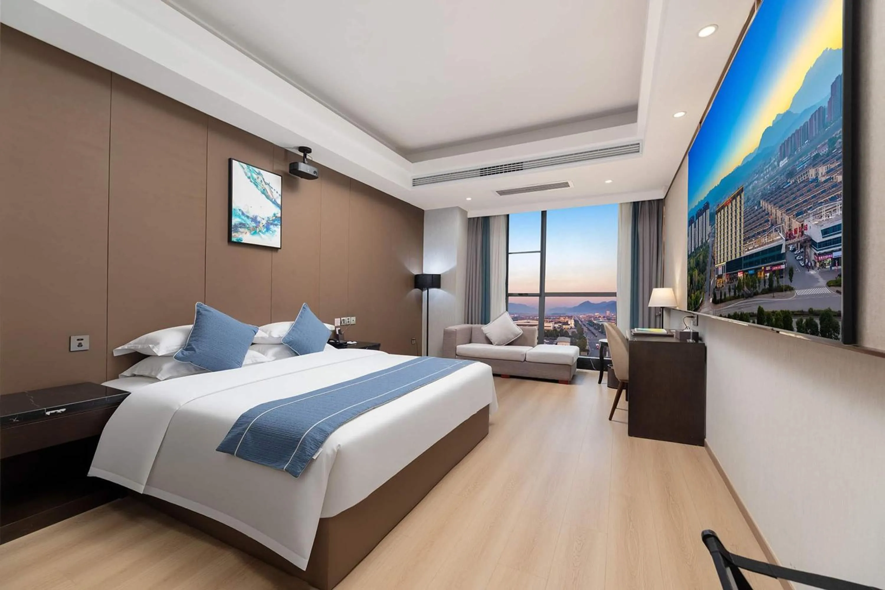 Photo of the whole room, Bed in Ramada by Wyndham Zhangjiajie