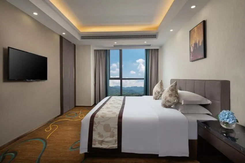 Bed in Ramada by Wyndham Zhangjiajie