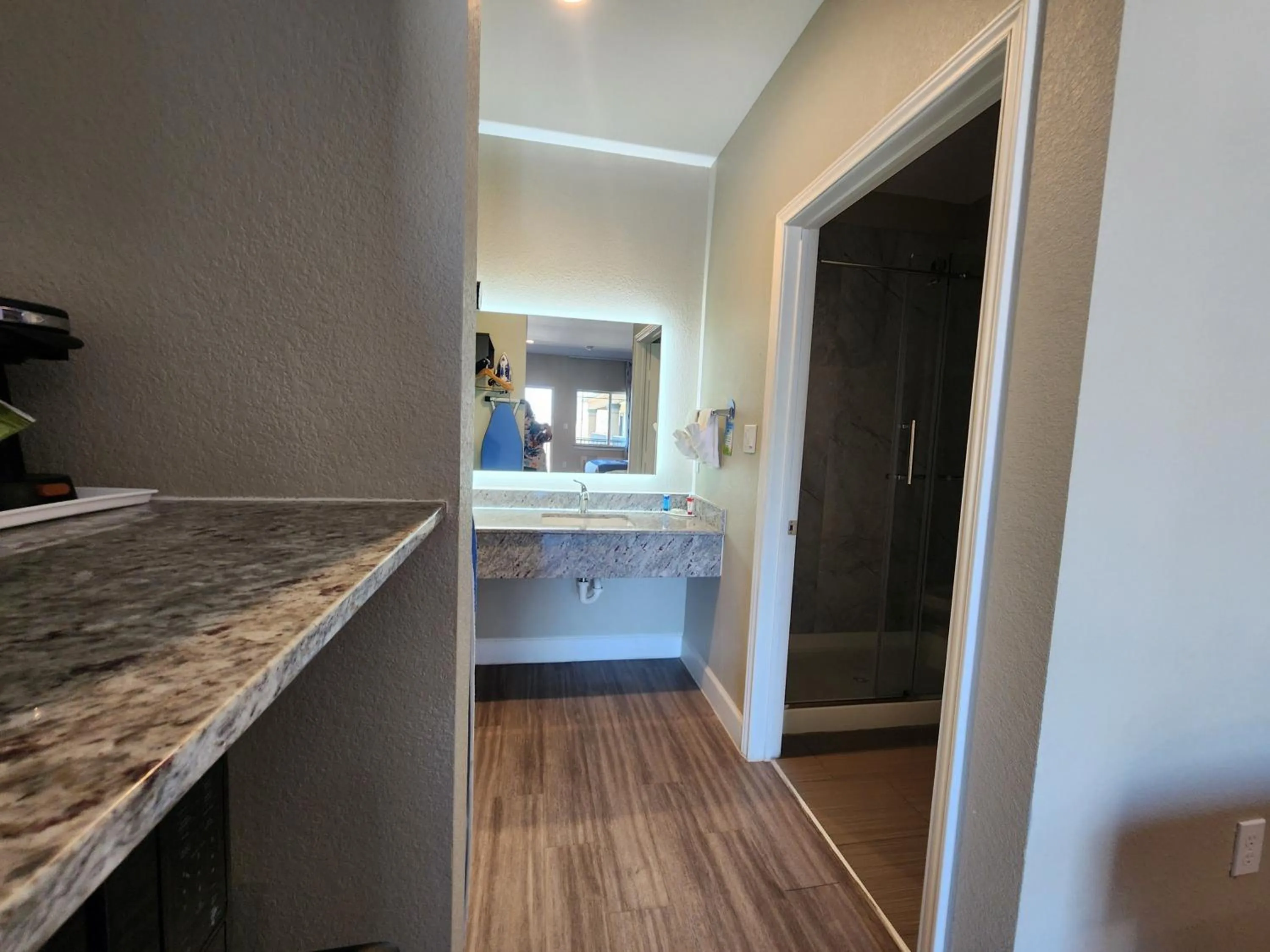 Bathroom in Days Inn & Suites by Wyndham La Porte