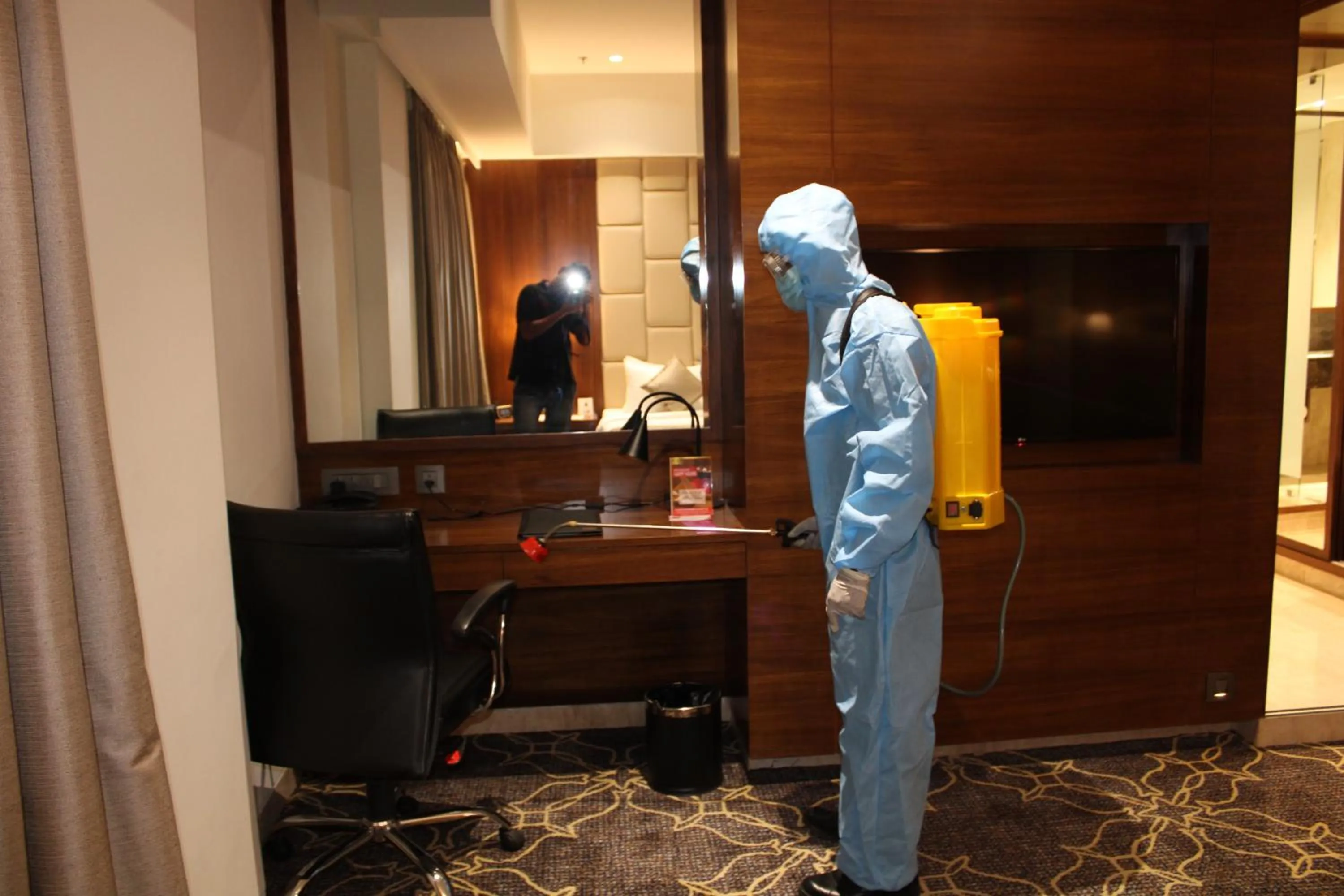 Seating area in Ramada by Wyndham Gandhidham Shinay