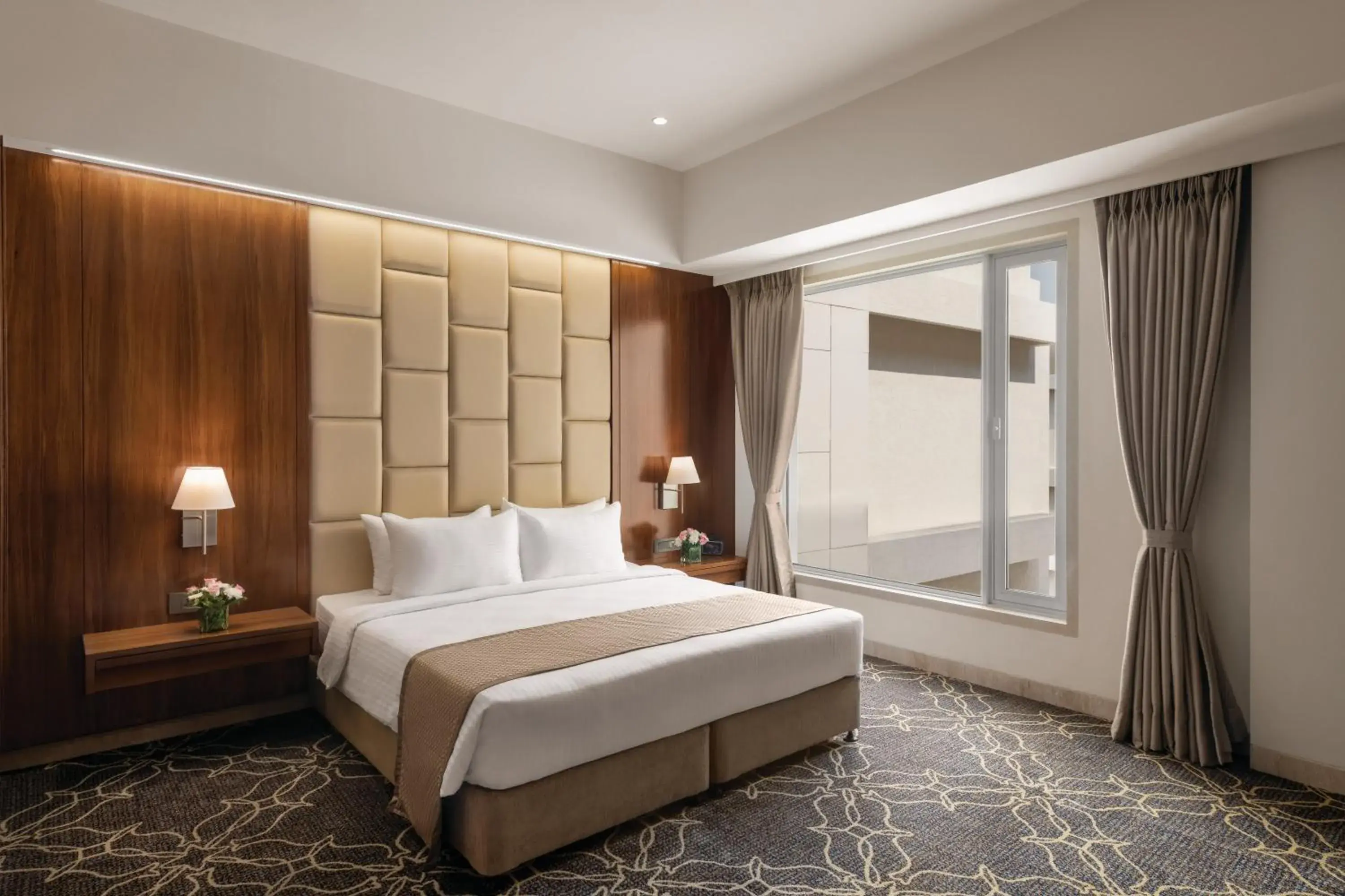 Bed in Ramada by Wyndham Gandhidham Shinay Bed in Ramada by Wyndham Gandhidham Shinay