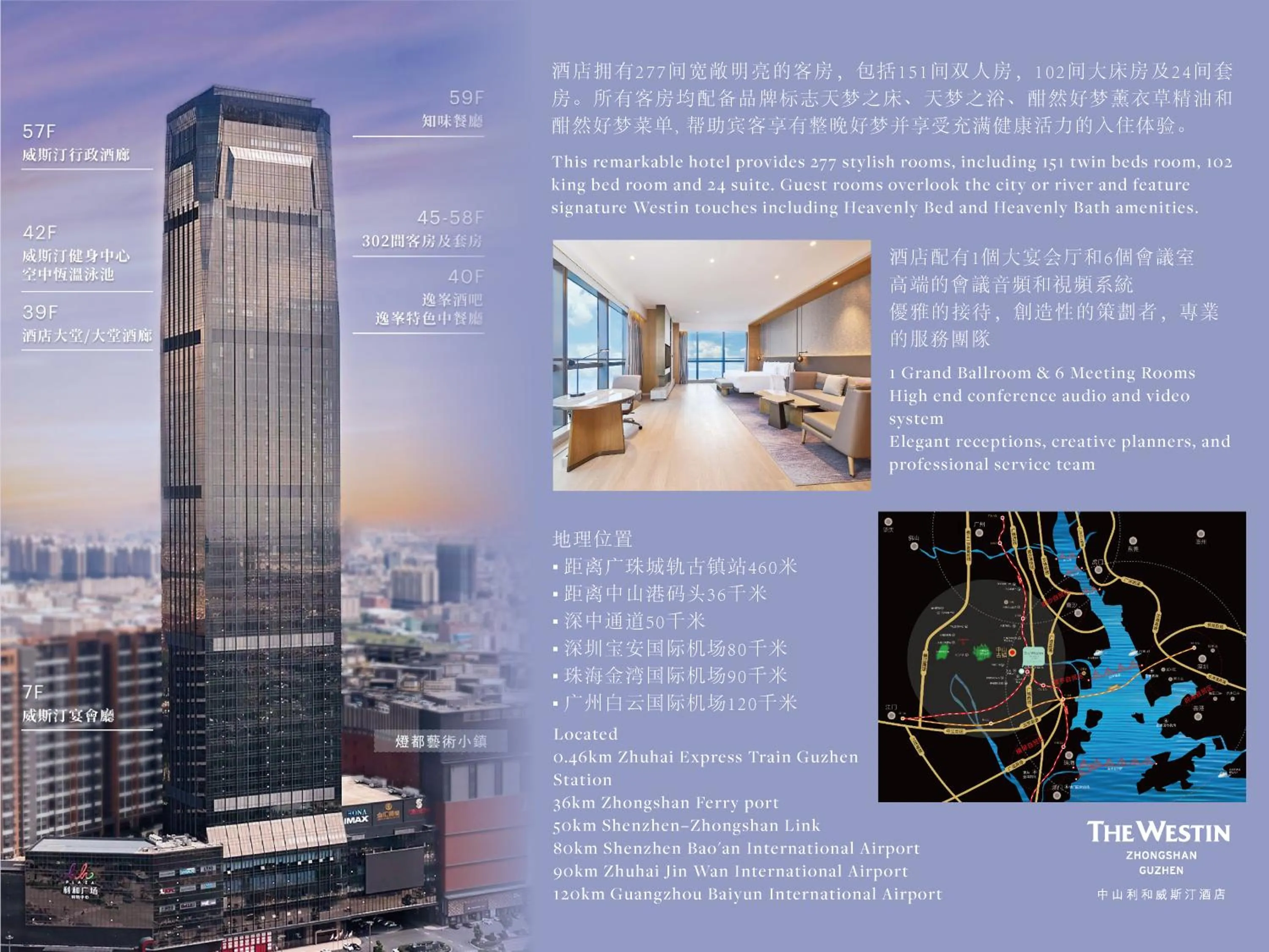 Property building in The Westin Zhongshan Guzhen