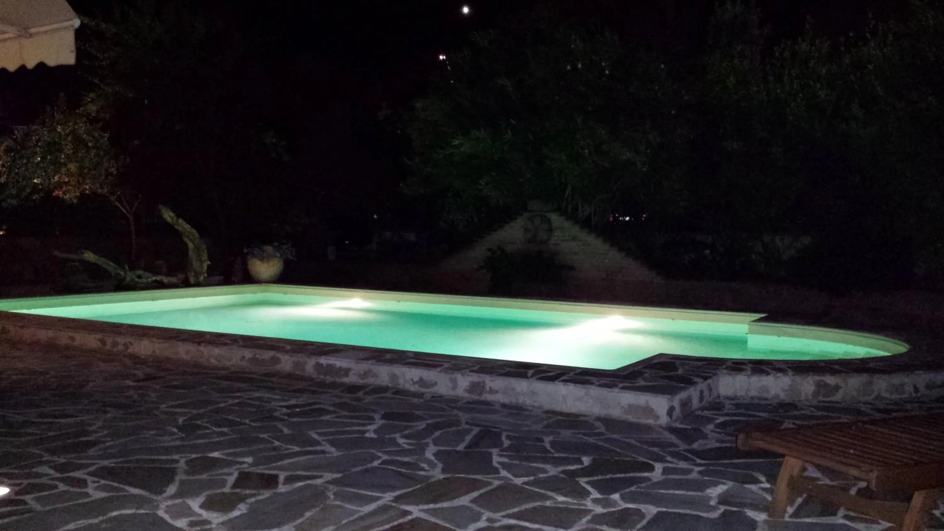 Pool view in Villamena