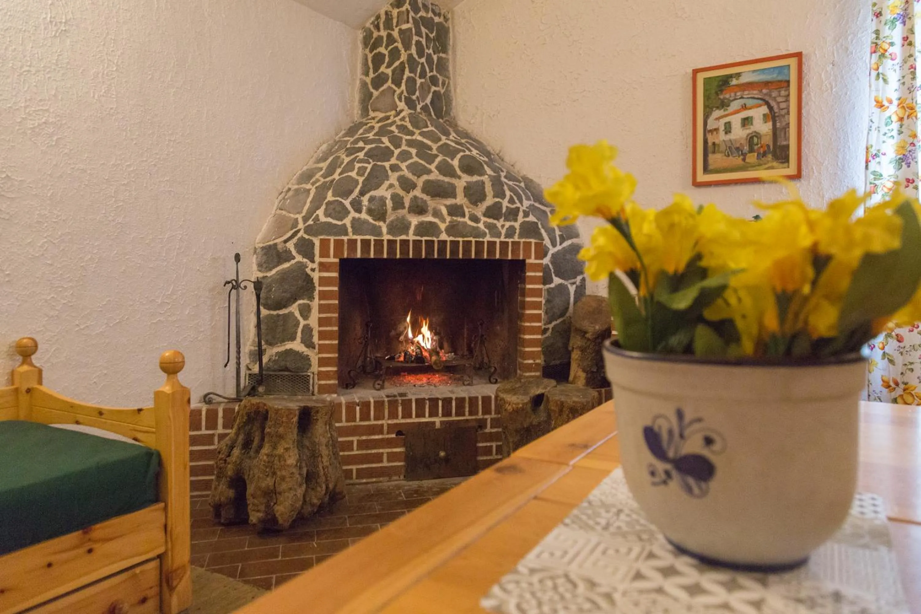 Living room in Residence Serra La Nave