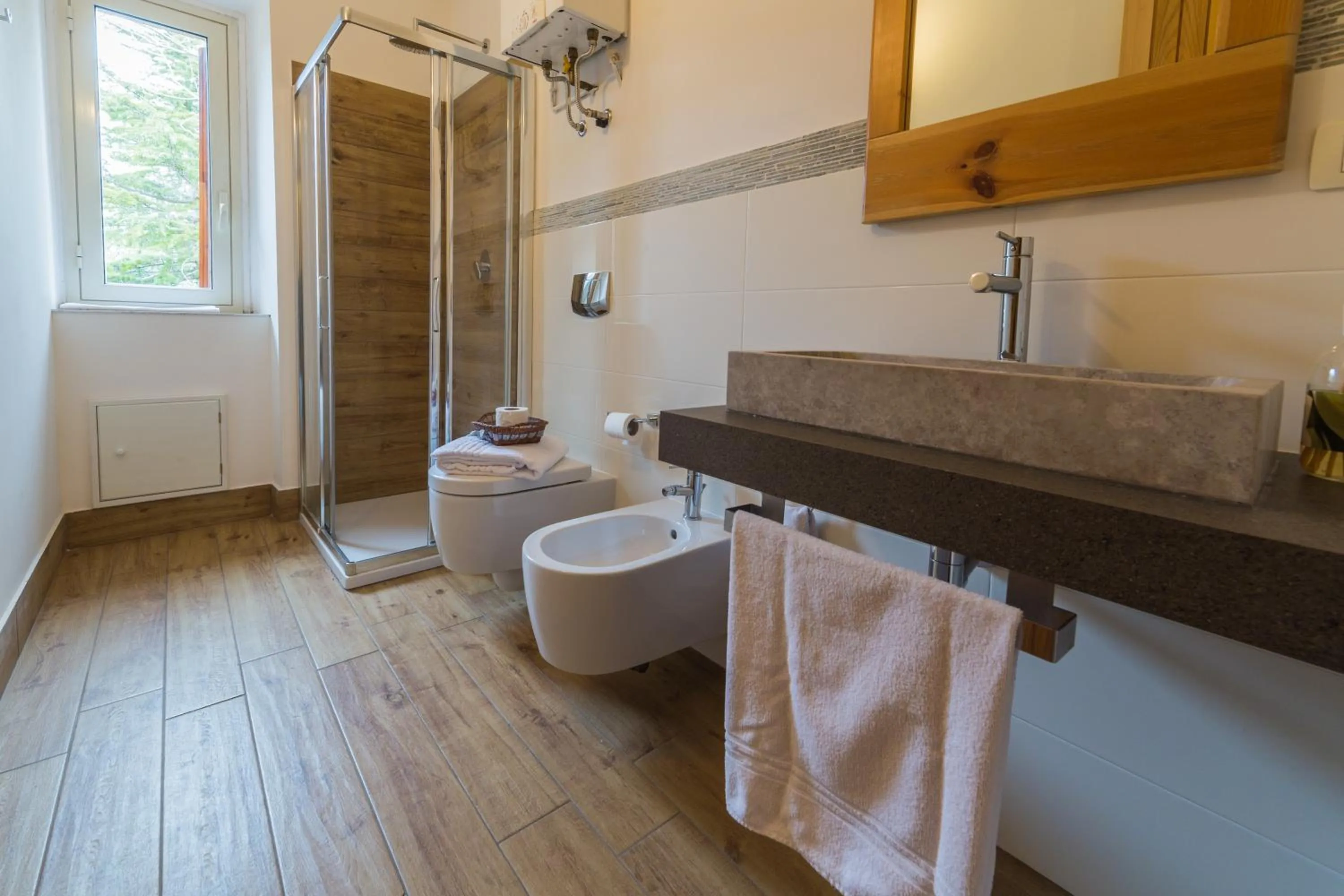 Bathroom in Residence Serra La Nave