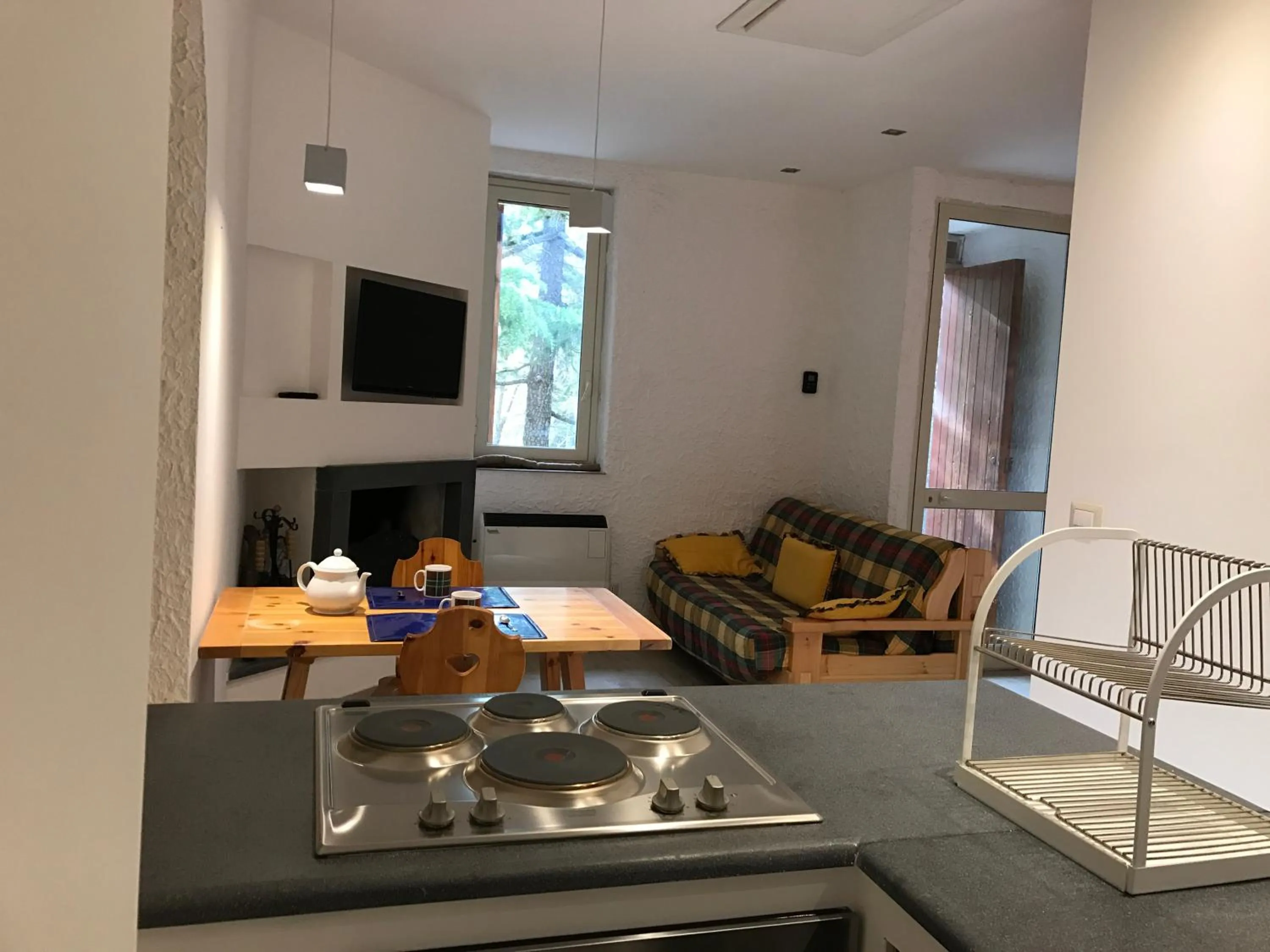 Kitchen or kitchenette in Residence Serra La Nave