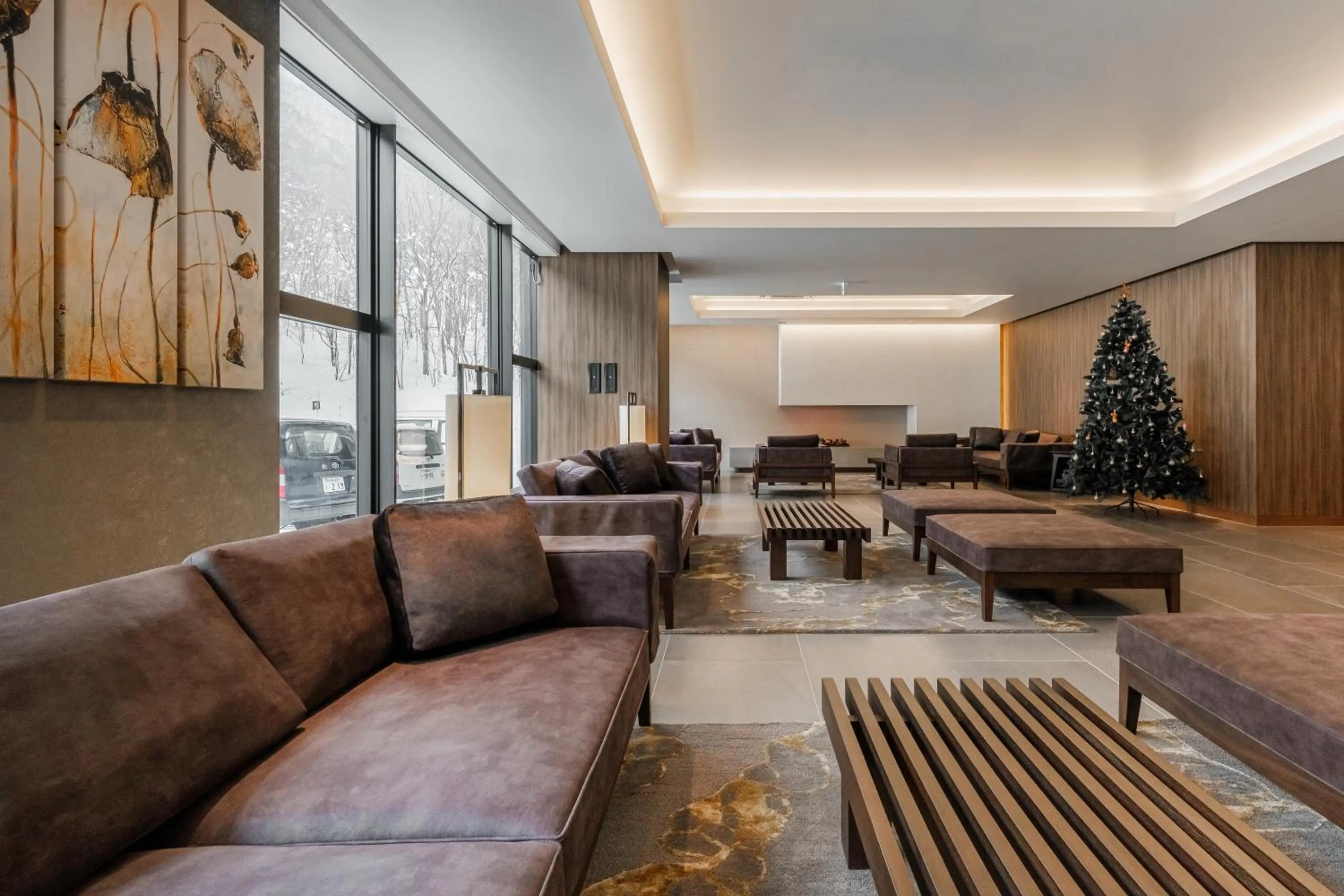 Seating area in The Vale Rusutsu