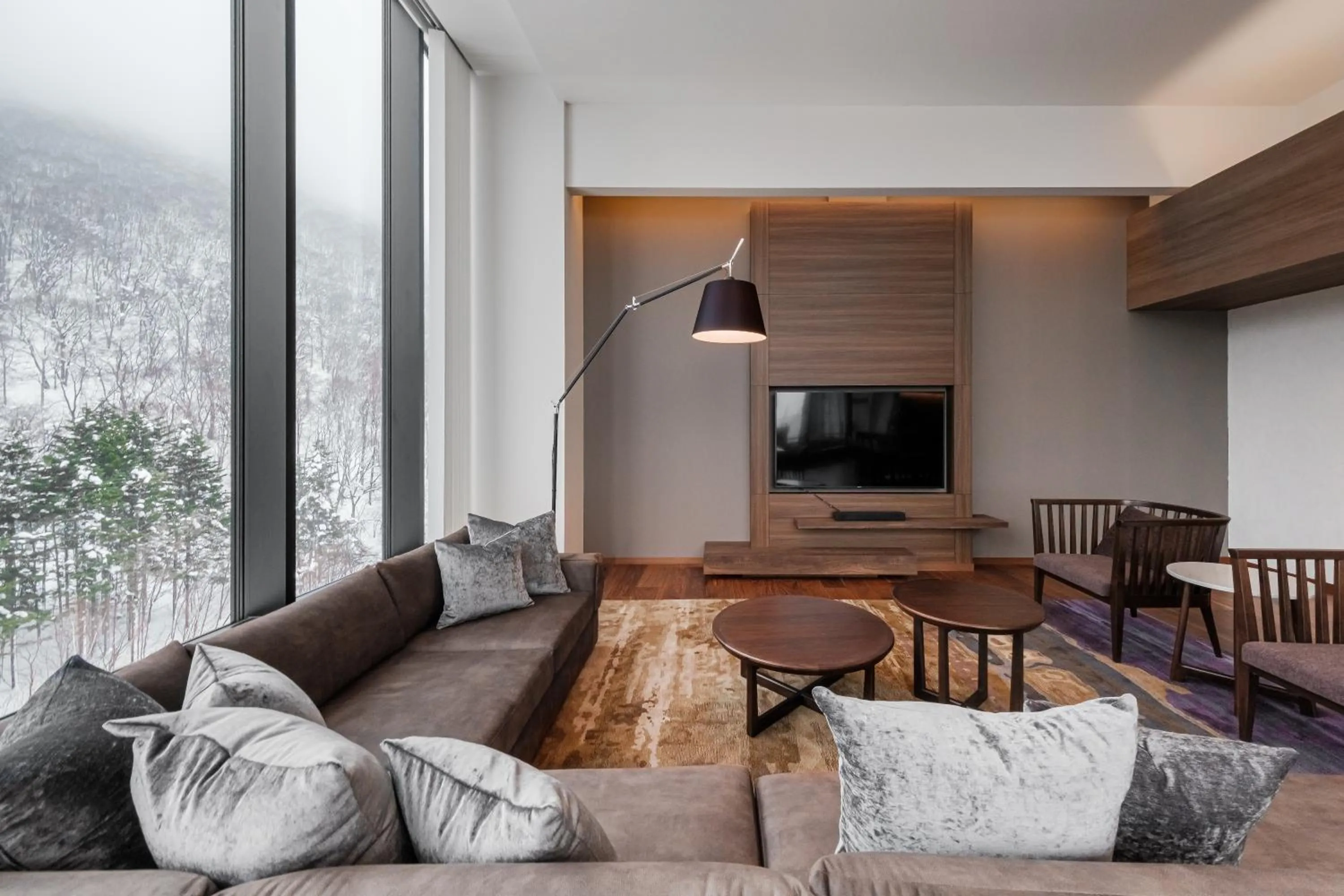 Living room in The Vale Rusutsu