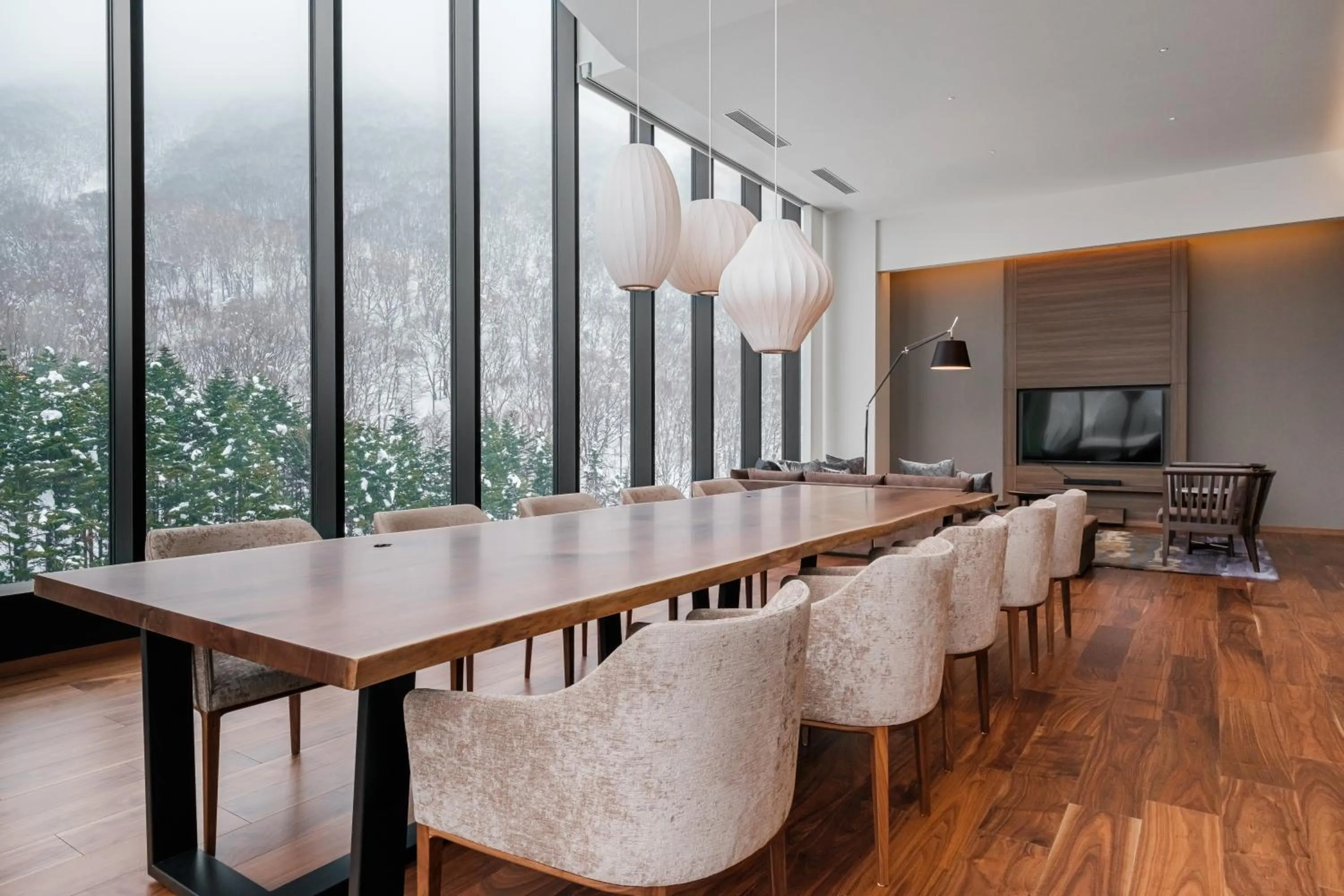 Dining area in The Vale Rusutsu