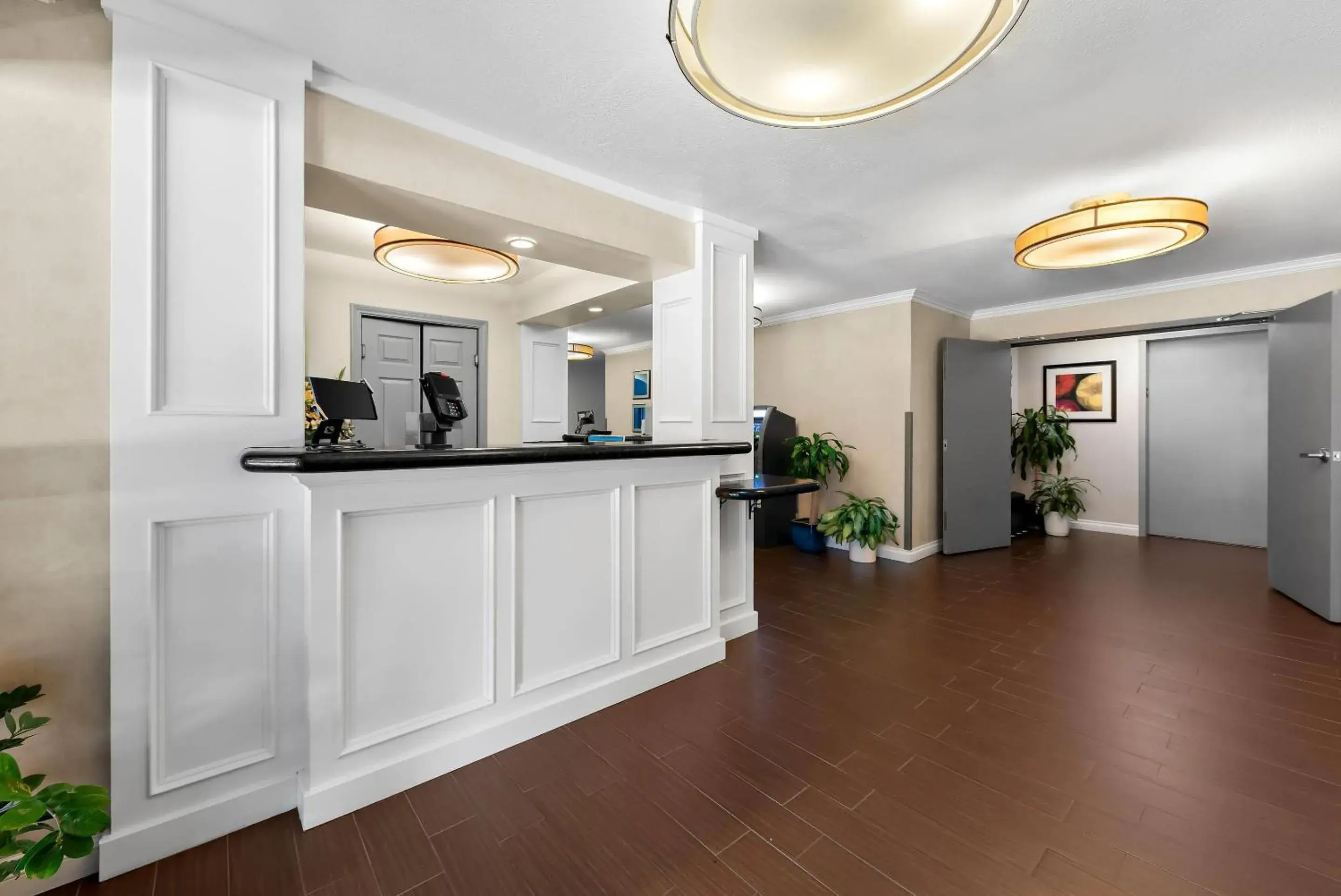 Lobby or reception in Comfort Inn Gaslamp Convention Center Lobby or reception in Comfort Inn Gaslamp Convention Center