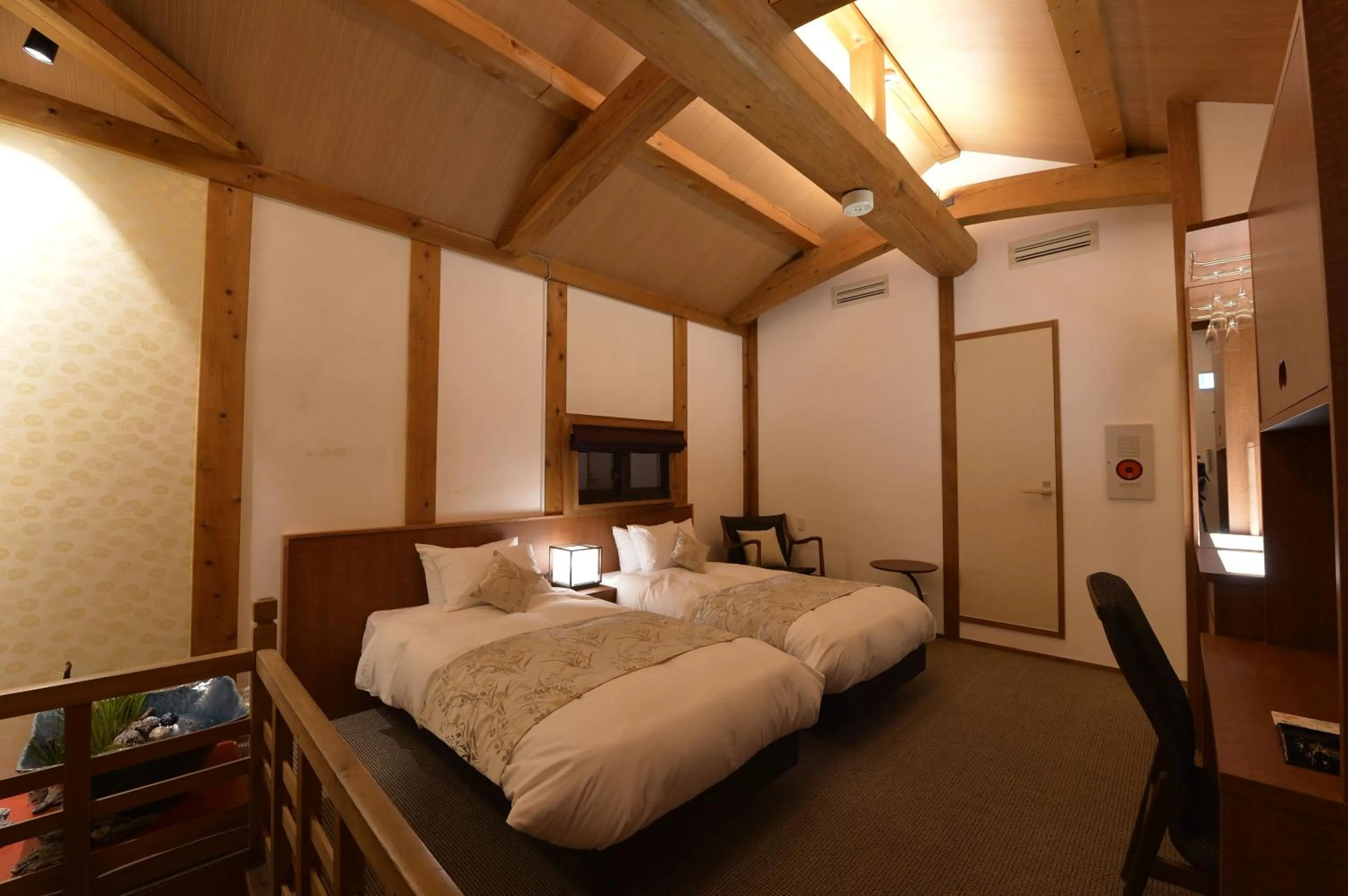 Bed in Gion Oyado Kikutani