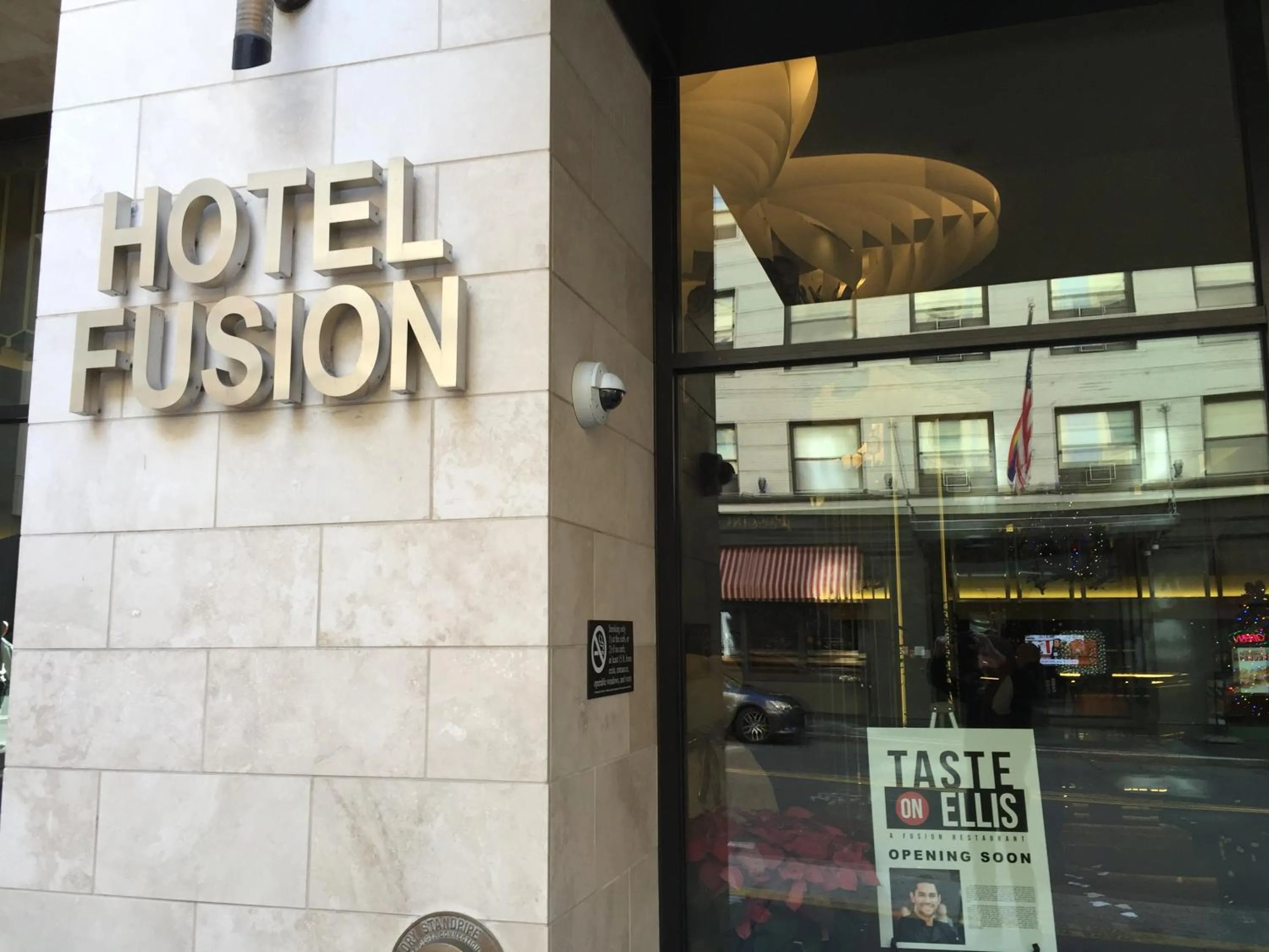Facade/entrance in Hotel Fusion, a C-Two Hotel
