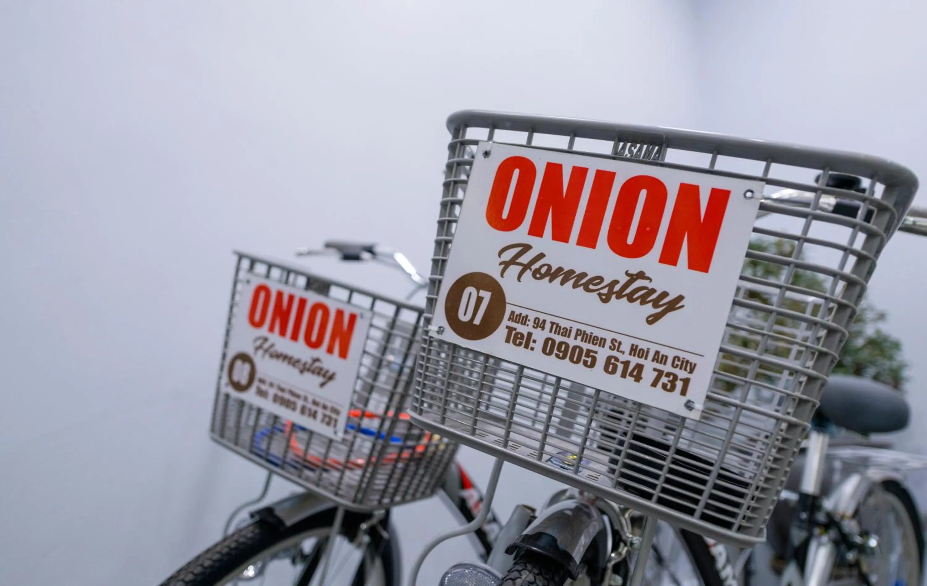 Logo/Certificate/Sign in Onion Homestay