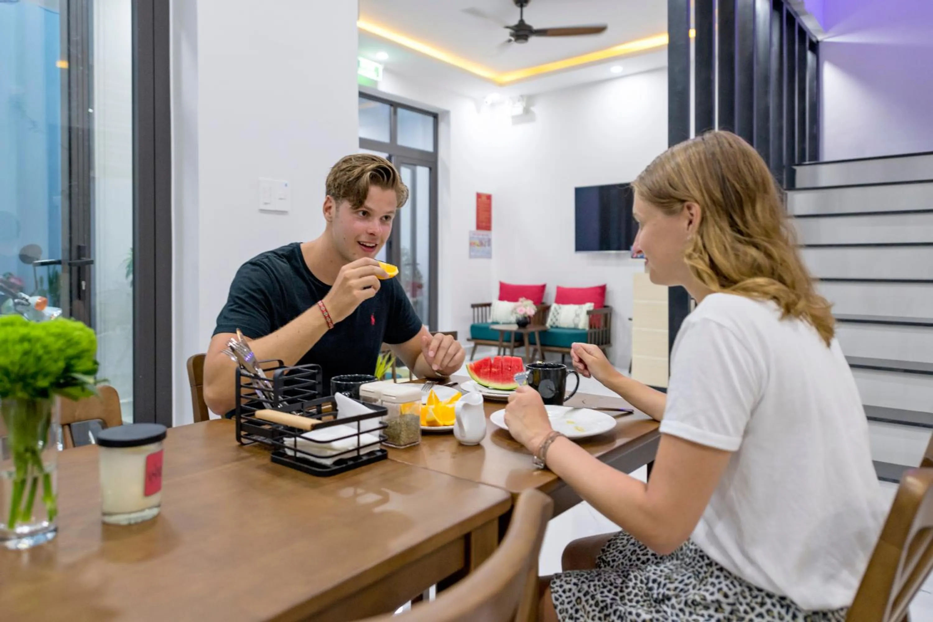 Dining area in Onion Homestay