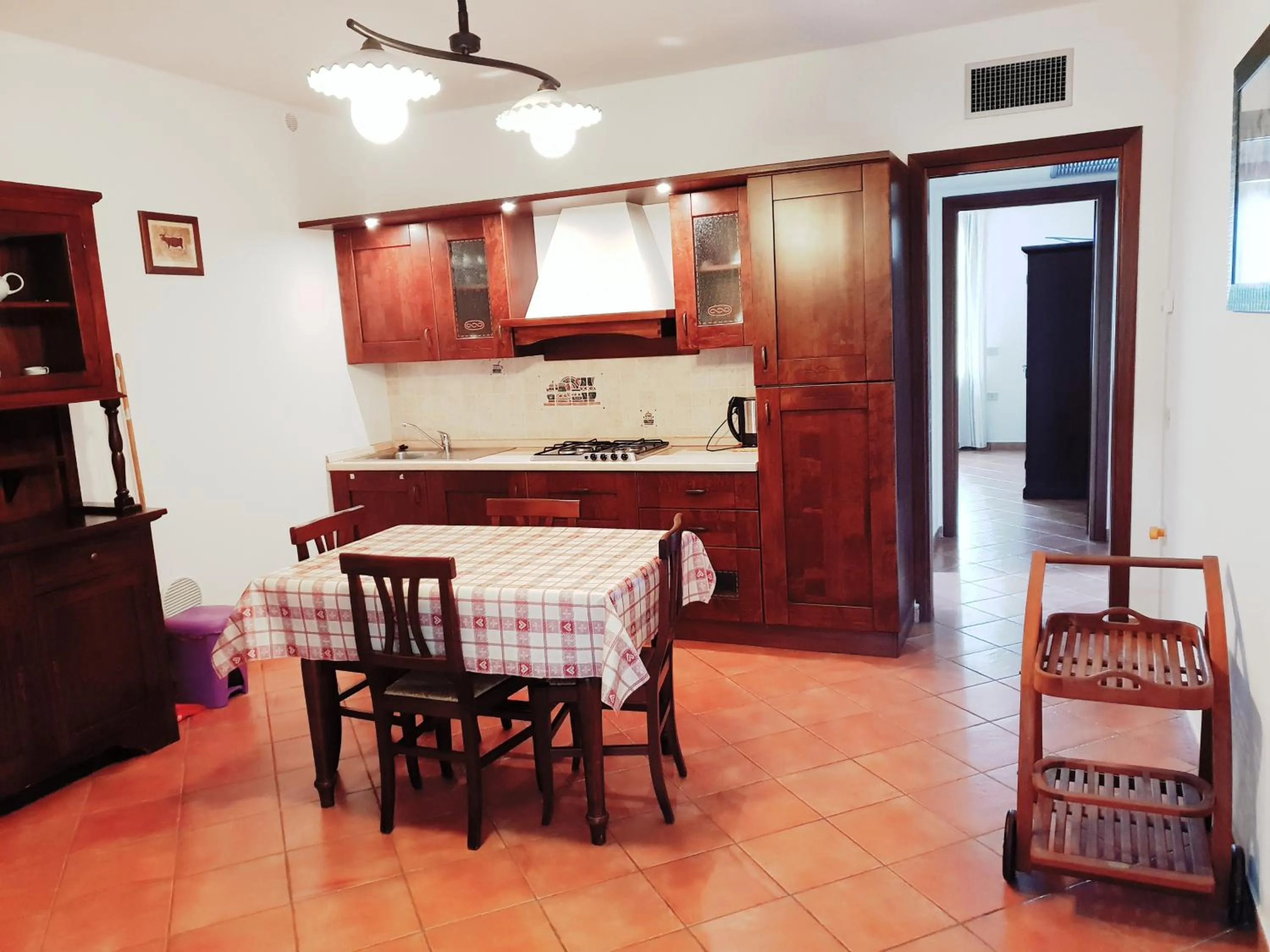Kitchen or kitchenette in Residence Villa Elena